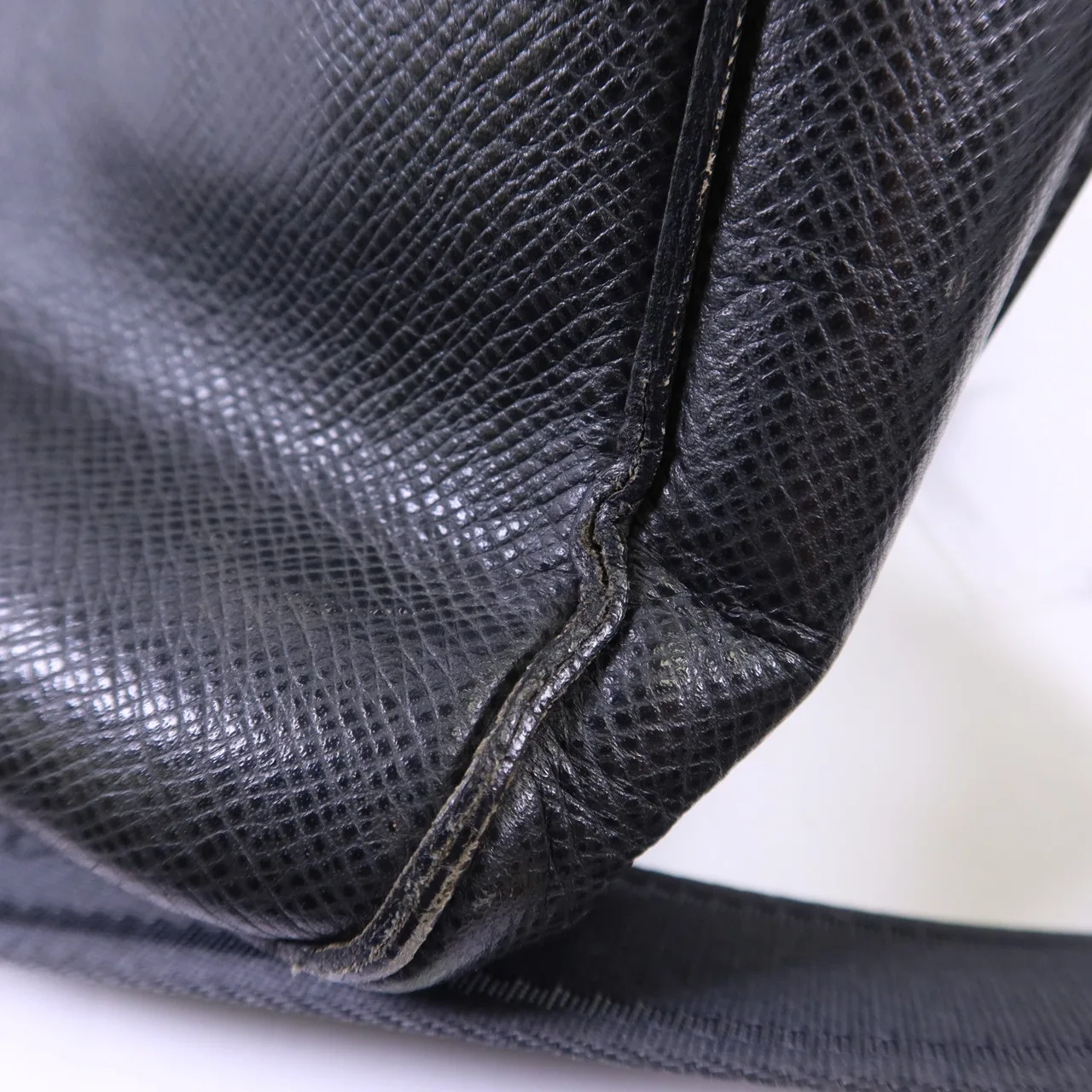 LOUIS VUITTON Roman M32623 肩背包 牛皮 灰色 牛皮 中古品B - 縮圖 22