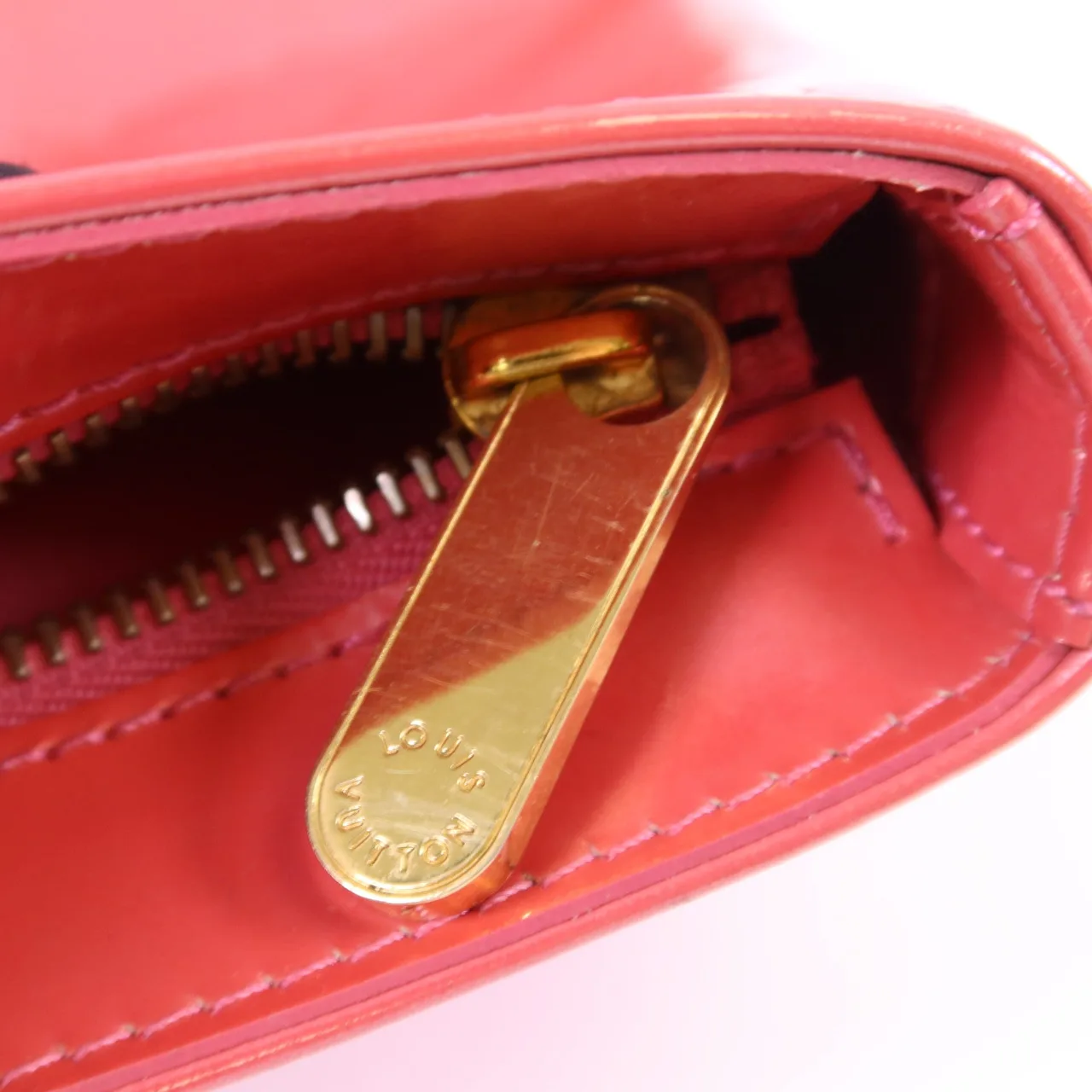 LOUIS VUITTON M9151F 肩背包 皮革 粉色 皮革 中古品B - 縮圖 9