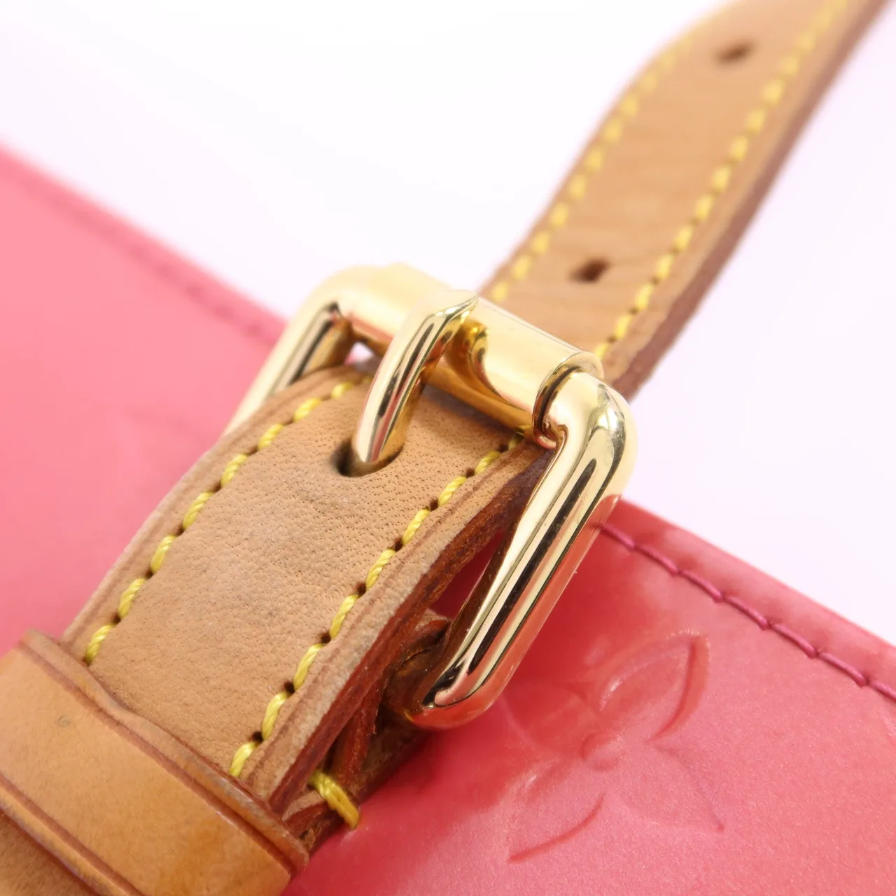 LOUIS VUITTON M9151F 肩背包 皮革 粉色 皮革 中古品B - 縮圖 10