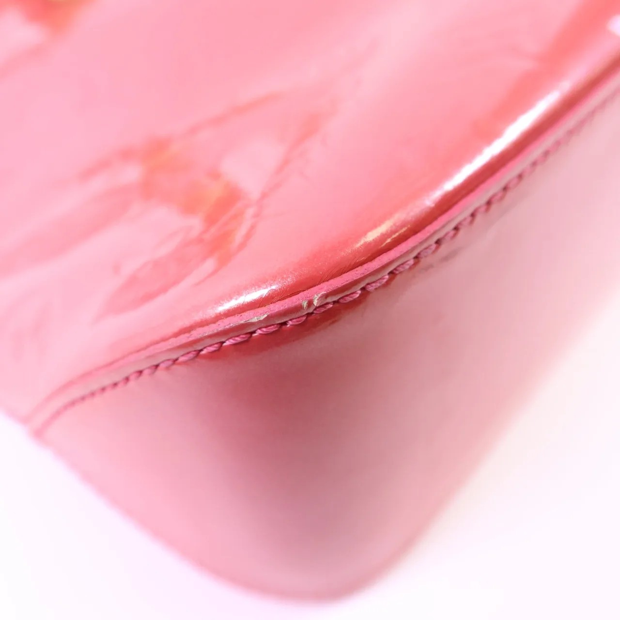 LOUIS VUITTON M9151F 肩背包 皮革 粉色 皮革 中古品B - 縮圖 12