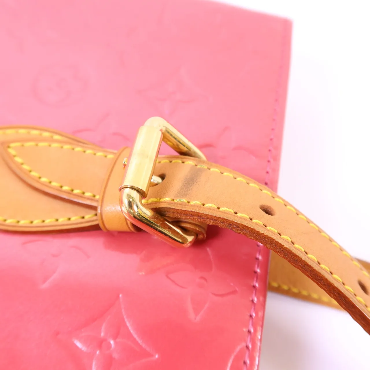 LOUIS VUITTON M9151F 肩背包 皮革 粉色 皮革 中古品B - 縮圖 15