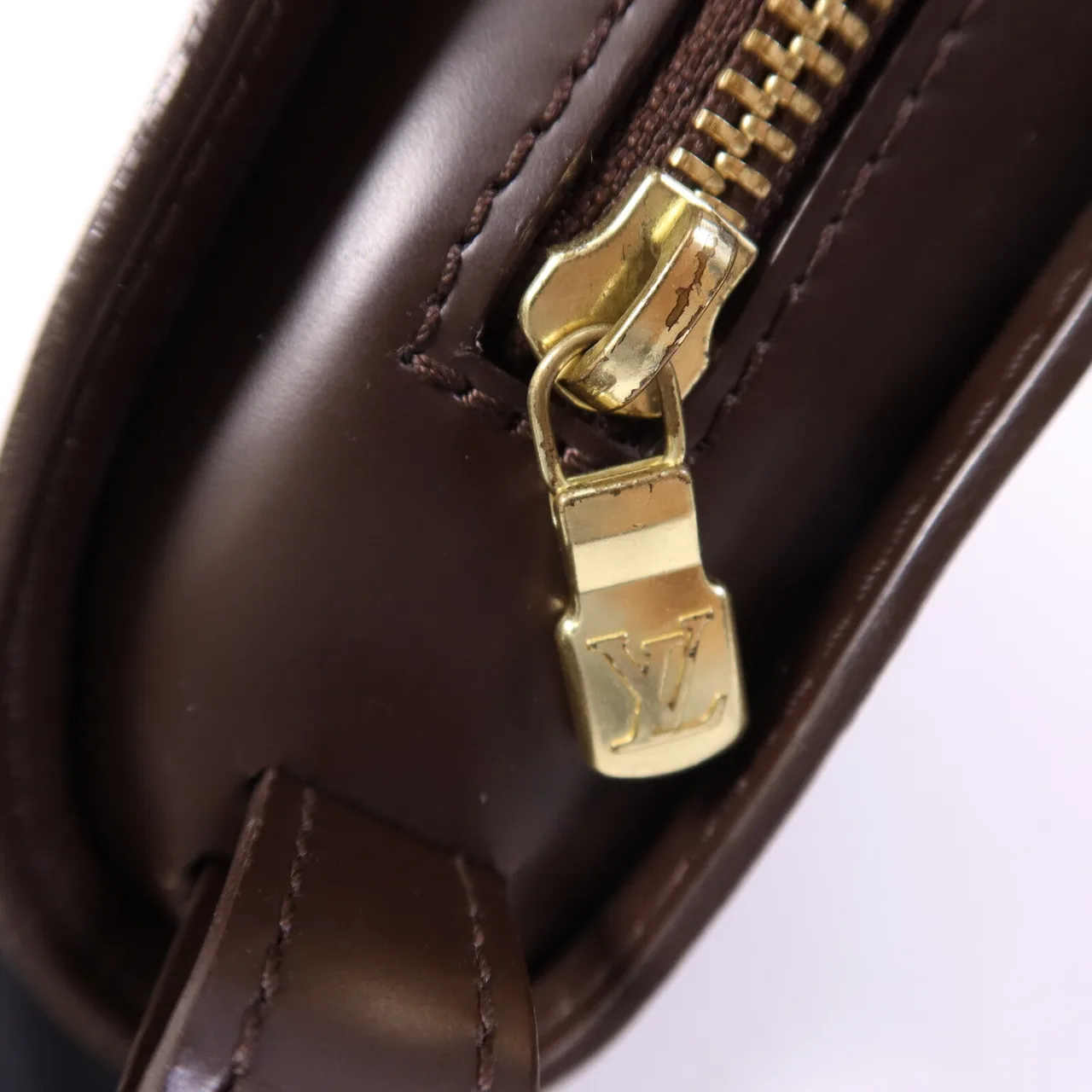 LOUIS VUITTON N51993 手拿包 塗層帆布 棕色 塗層帆布 中古品A - 縮圖 7