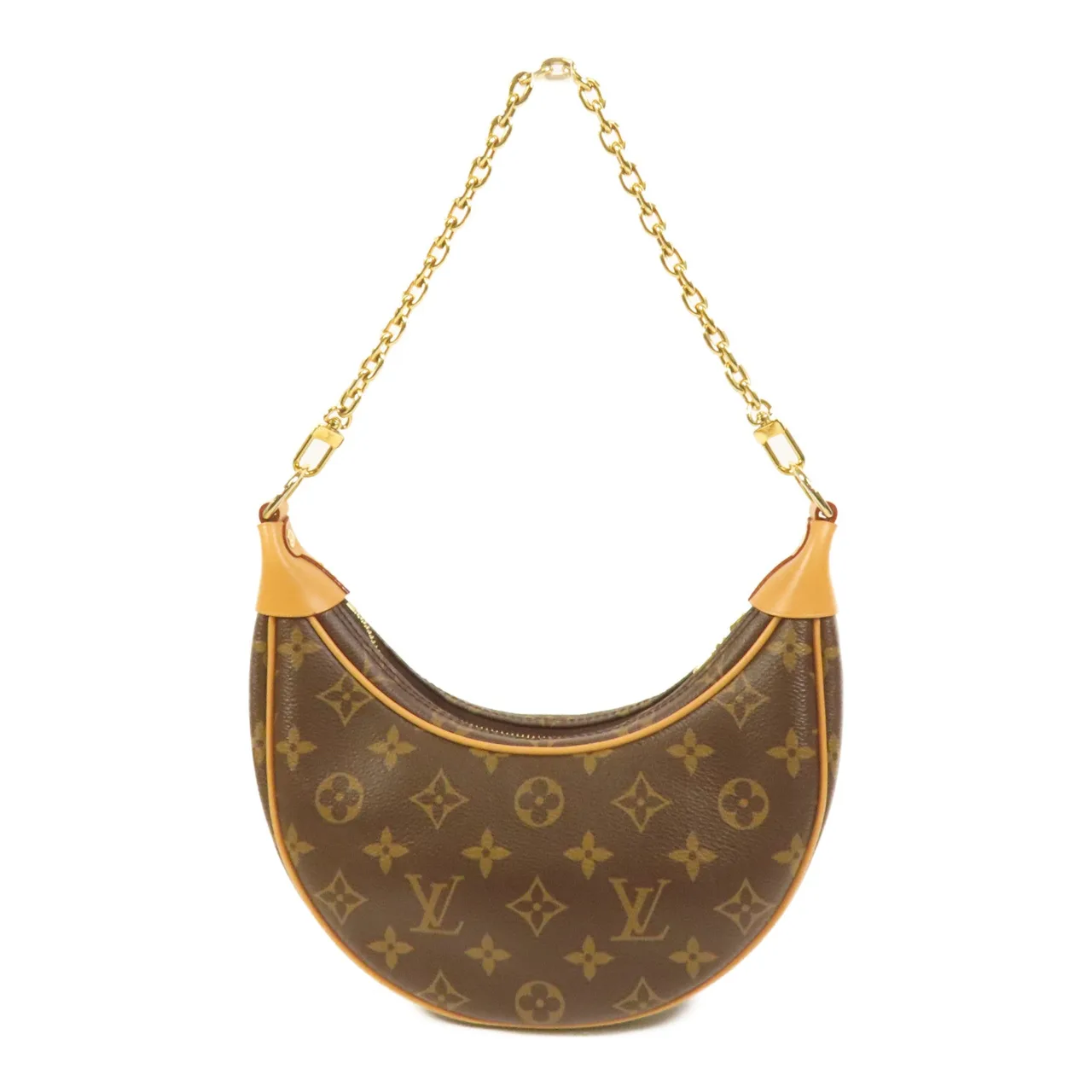 LOUIS VUITTON Loop M81098 2-Way Bag Coated Canvas 棕色 Coated Canvas Rank A - Thumbnail 2