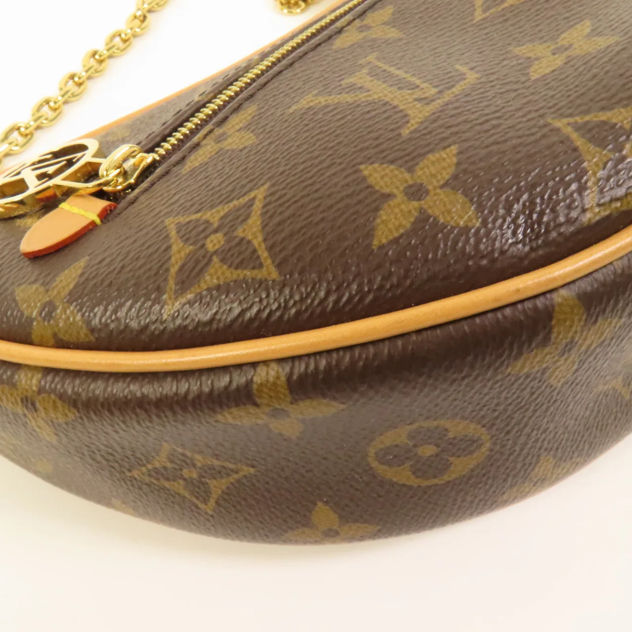 LOUIS VUITTON Loop M81098 2-Way Bag Coated Canvas 棕色 Coated Canvas Rank A - Thumbnail 14