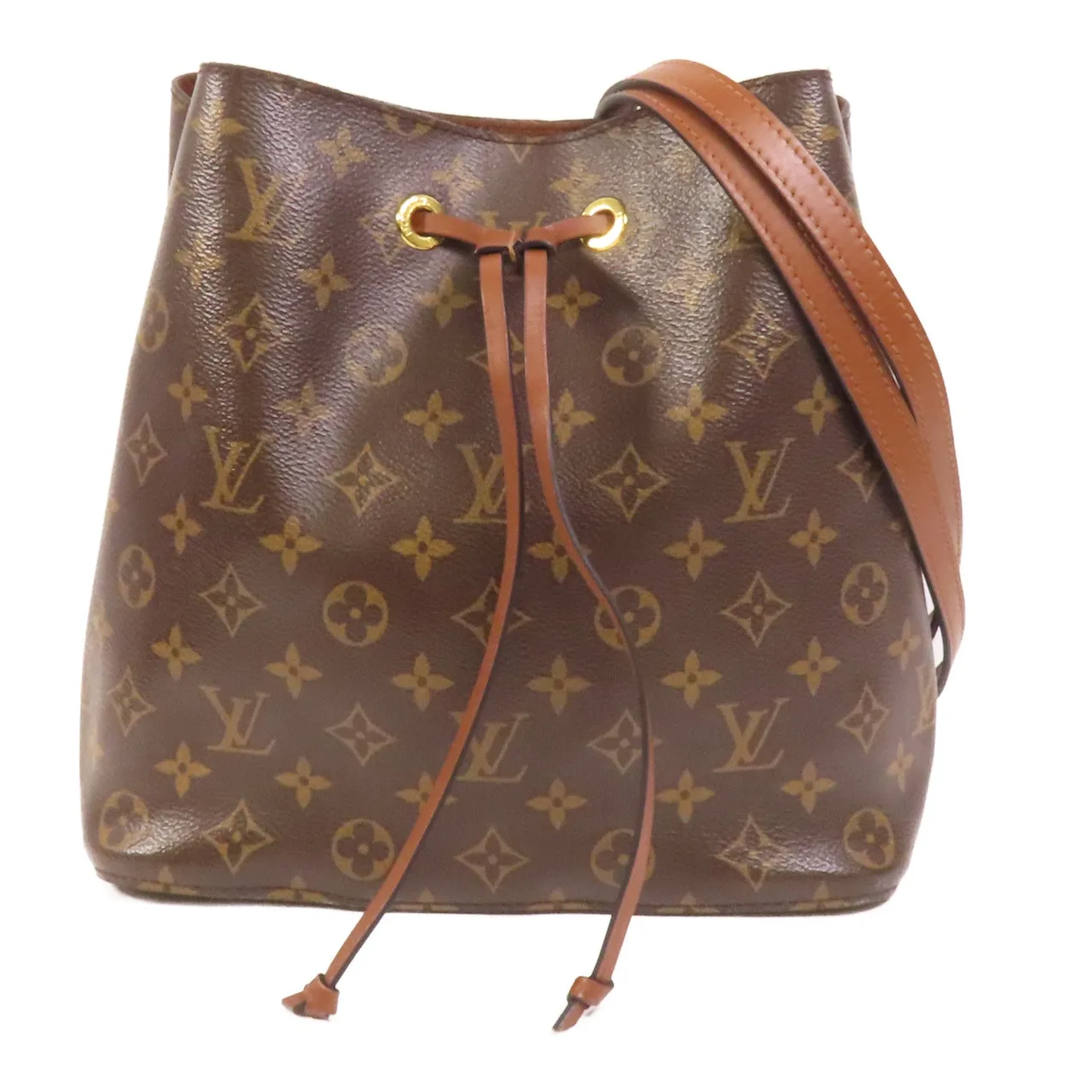 LOUIS VUITTON NeoNoe M44887 兩用包 塗層帆布 棕色