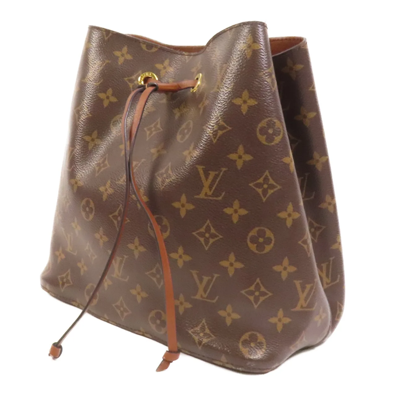 LOUIS VUITTON NeoNoe M44887 兩用包 塗層帆布 棕色 塗層帆布 中古品A - 縮圖 3