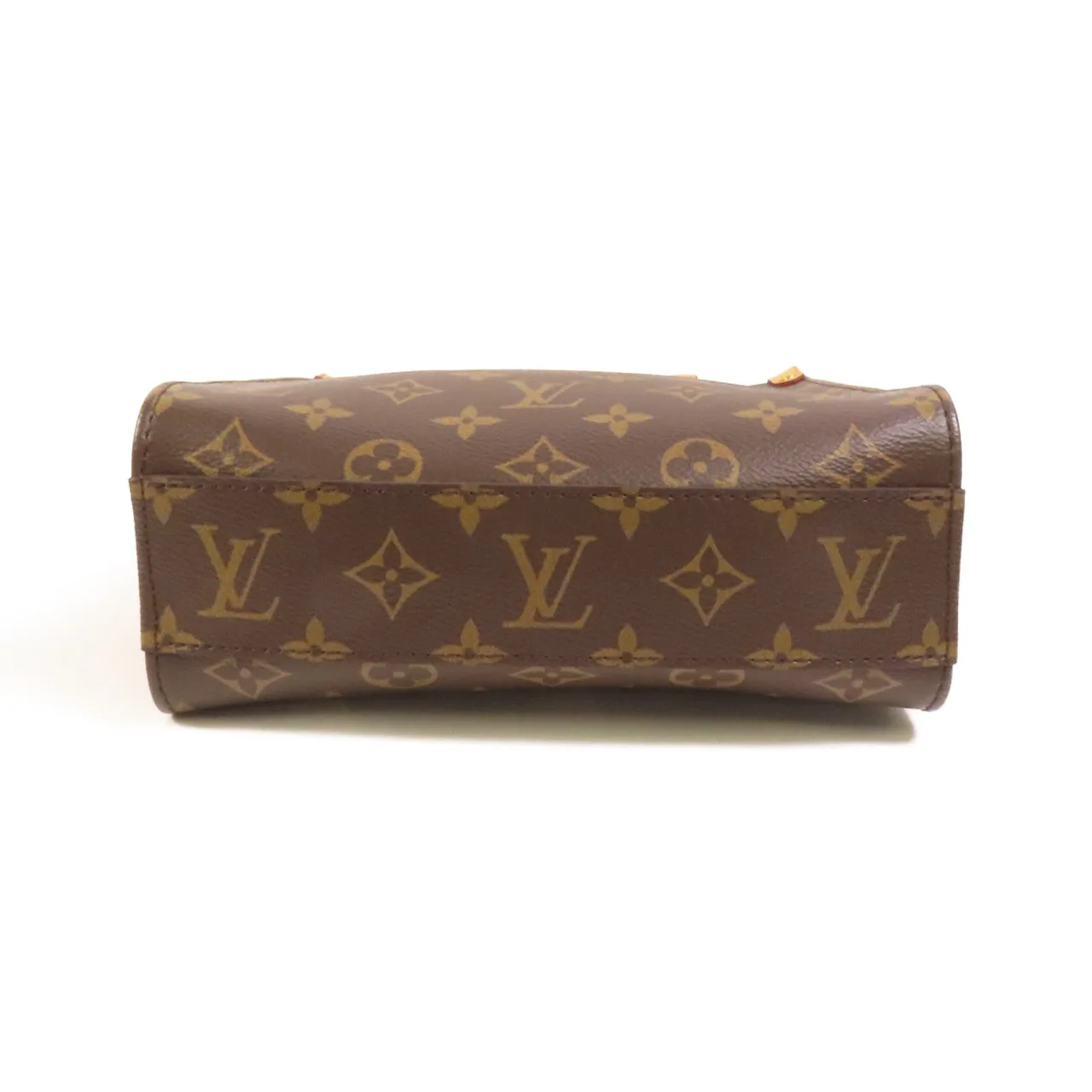 LOUIS VUITTON Sac Plat M46265 兩用包 塗層帆布 棕色 塗層帆布 中古品A - 縮圖 4