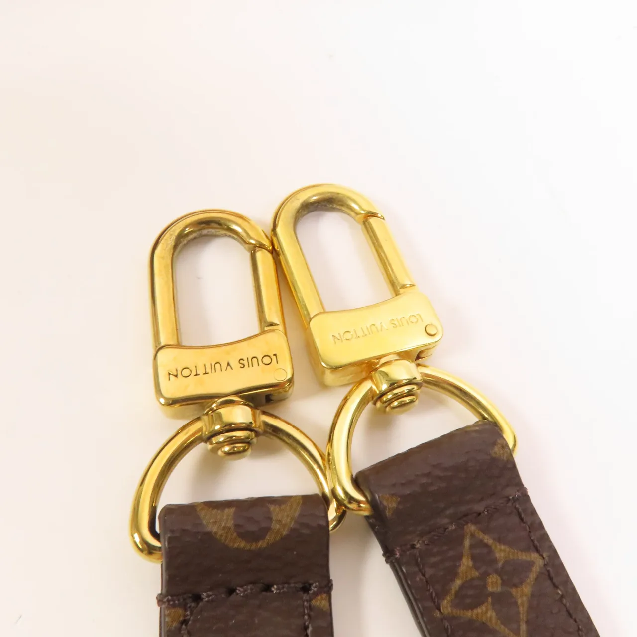 LOUIS VUITTON Sac Plat M46265 兩用包 塗層帆布 棕色 塗層帆布 中古品A - 縮圖 6