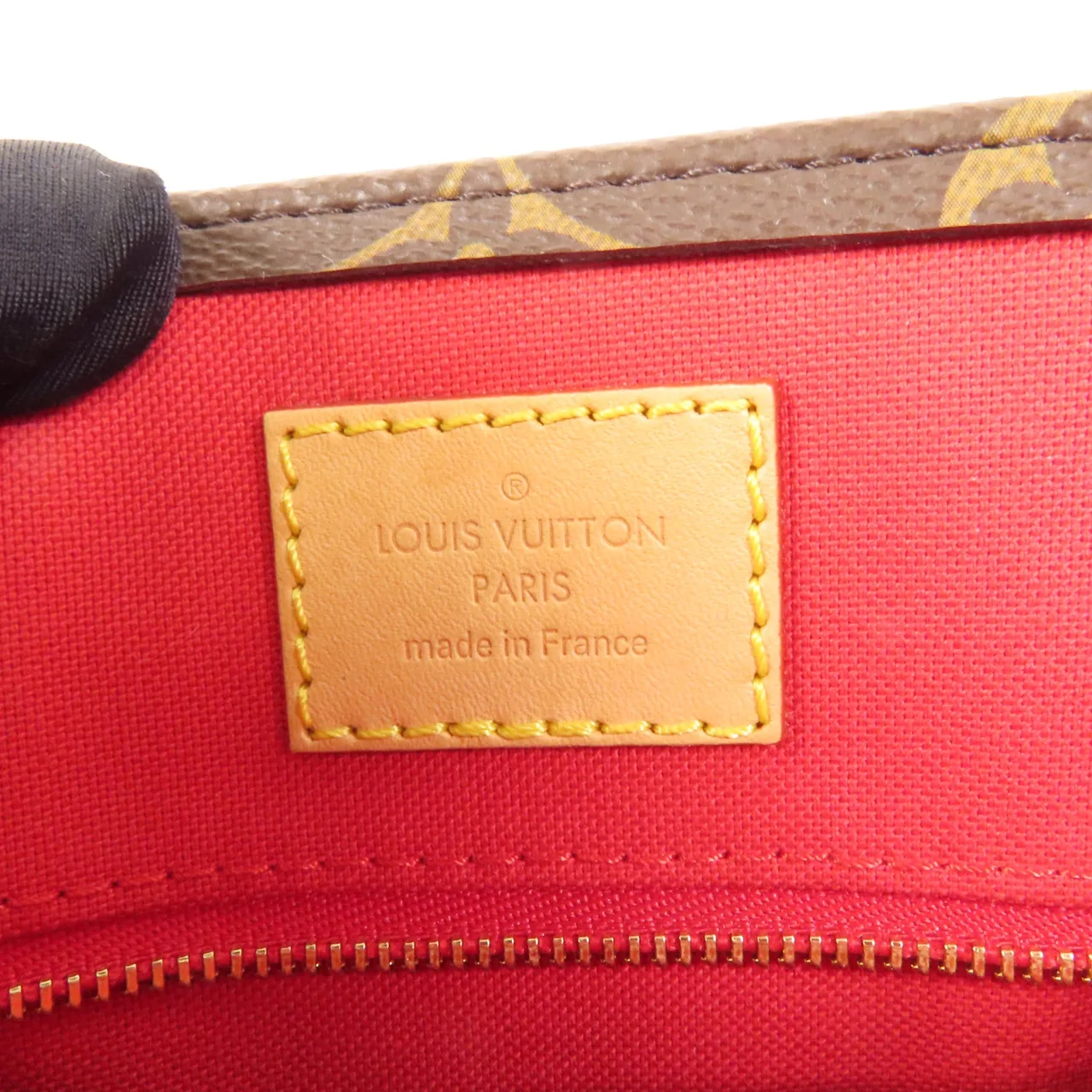 LOUIS VUITTON Sac Plat M46265 兩用包 塗層帆布 棕色 塗層帆布 中古品A - 縮圖 8