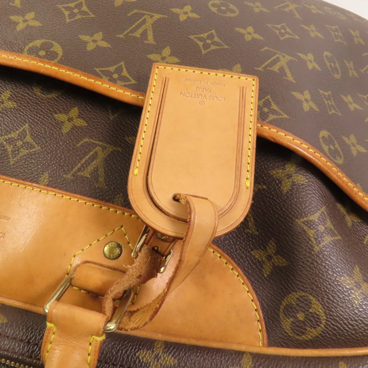 LOUIS VUITTON M41392 手提包 塗層帆布 棕色 塗層帆布 中古品B - 縮圖 9