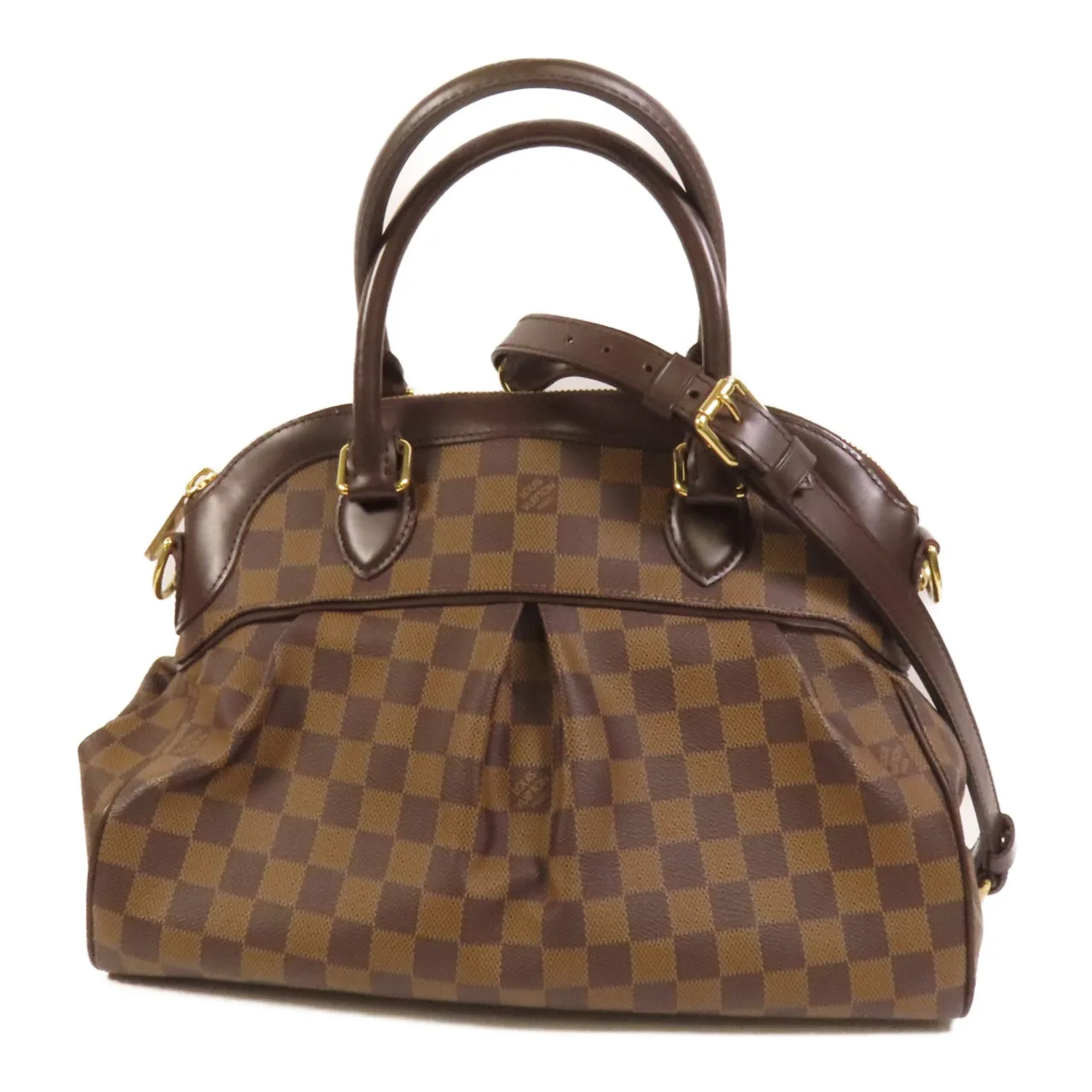 LOUIS VUITTON Trevi N51997 兩用包 塗層帆布 棕色 / Brown