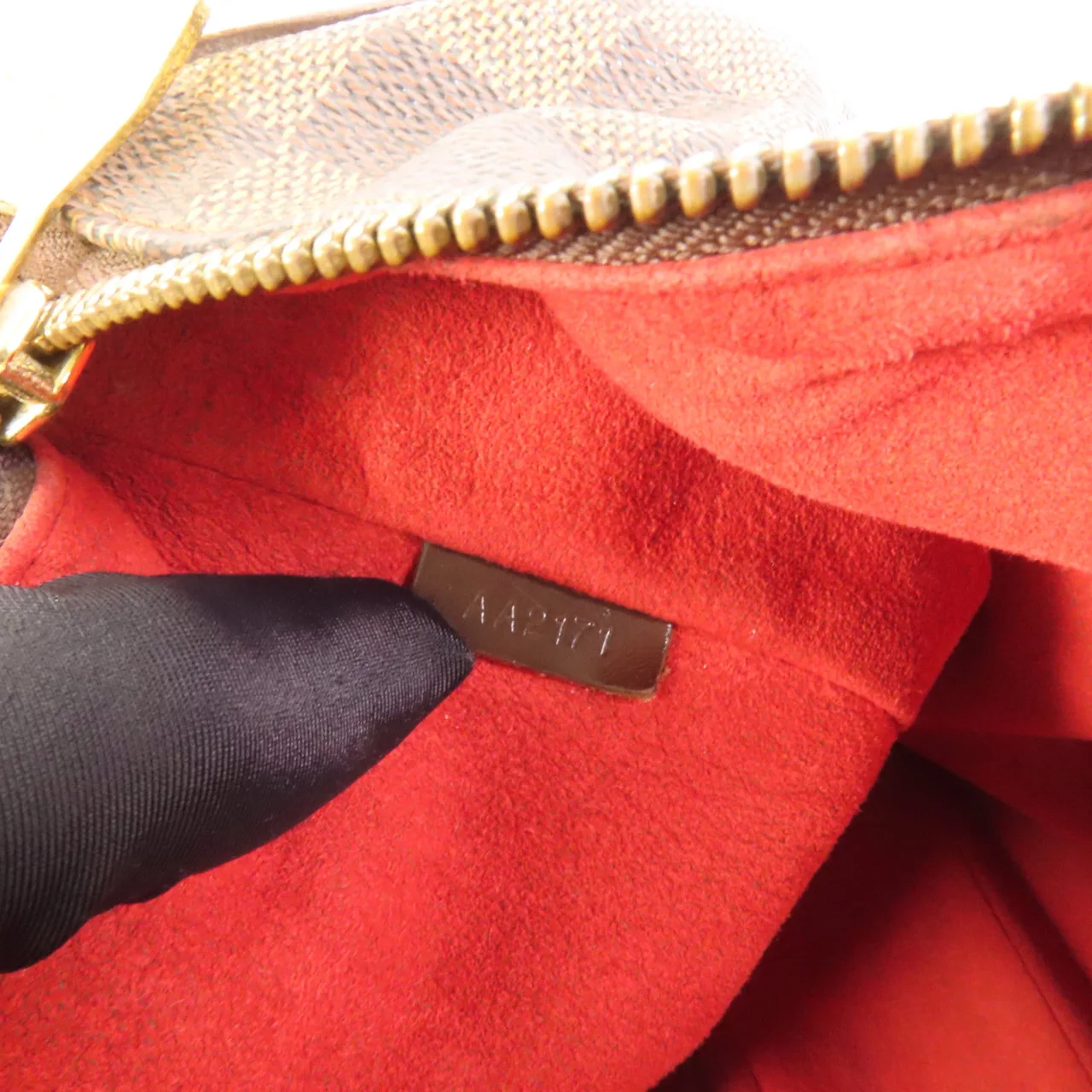 LOUIS VUITTON Evora N41131 兩用包 塗層帆布 棕色 塗層帆布 中古品B - 縮圖 10