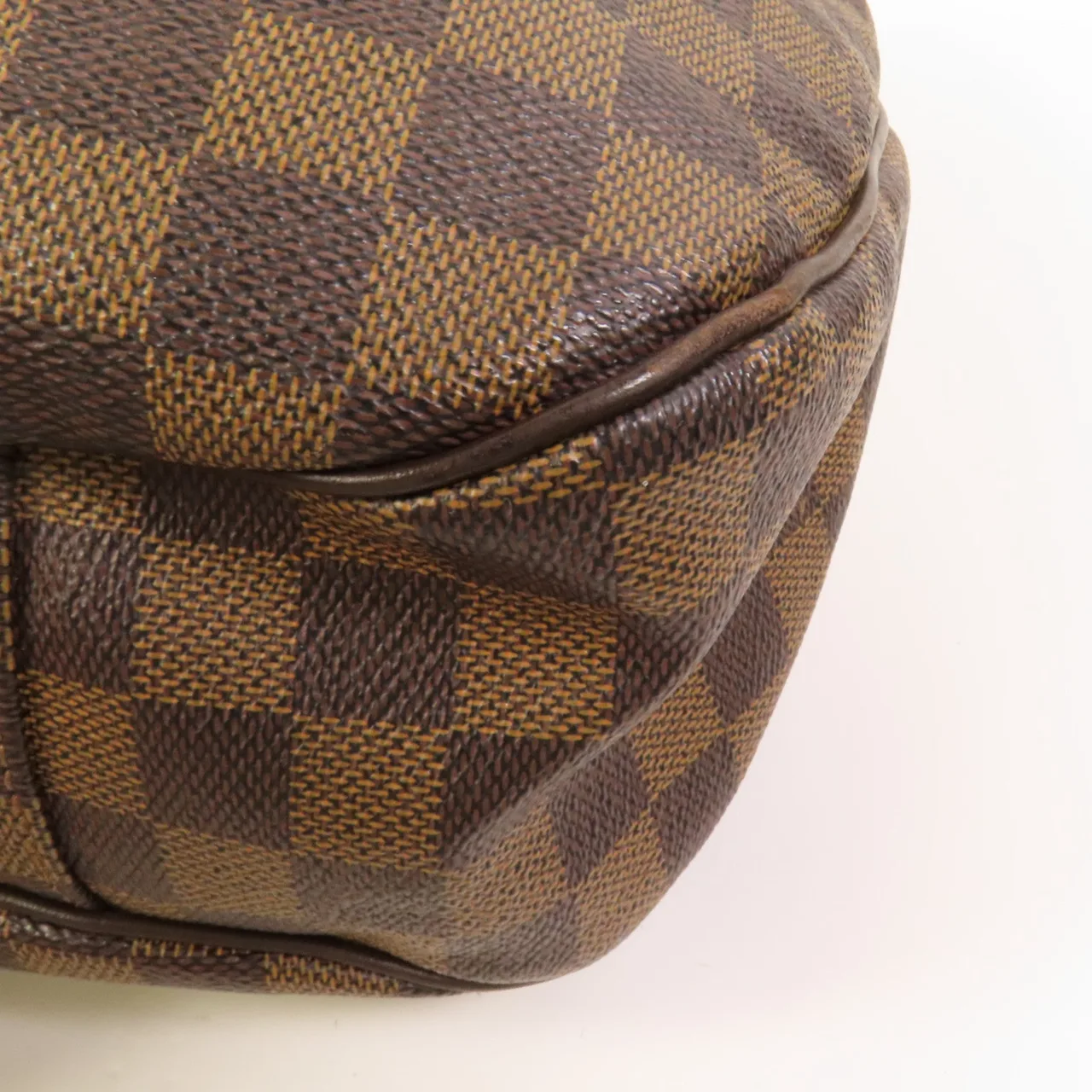 LOUIS VUITTON Evora N41131 兩用包 塗層帆布 棕色 塗層帆布 中古品B - 縮圖 11