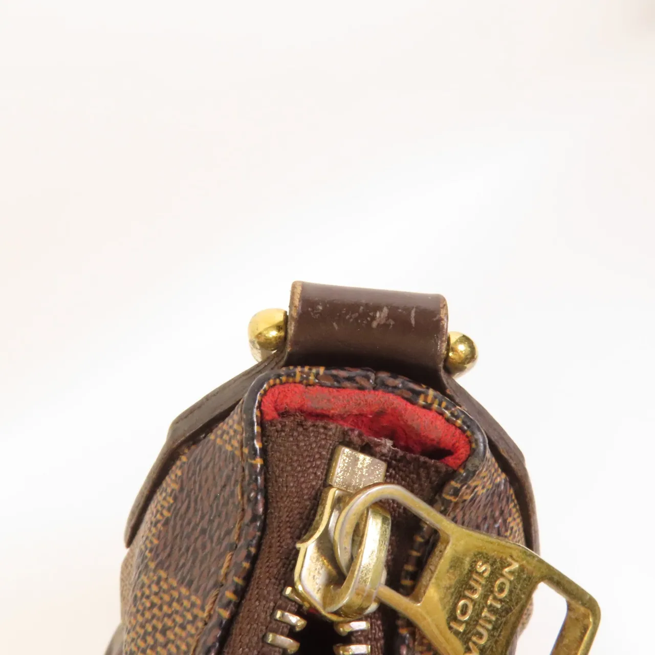 LOUIS VUITTON Evora N41131 兩用包 塗層帆布 棕色 塗層帆布 中古品B - 縮圖 15