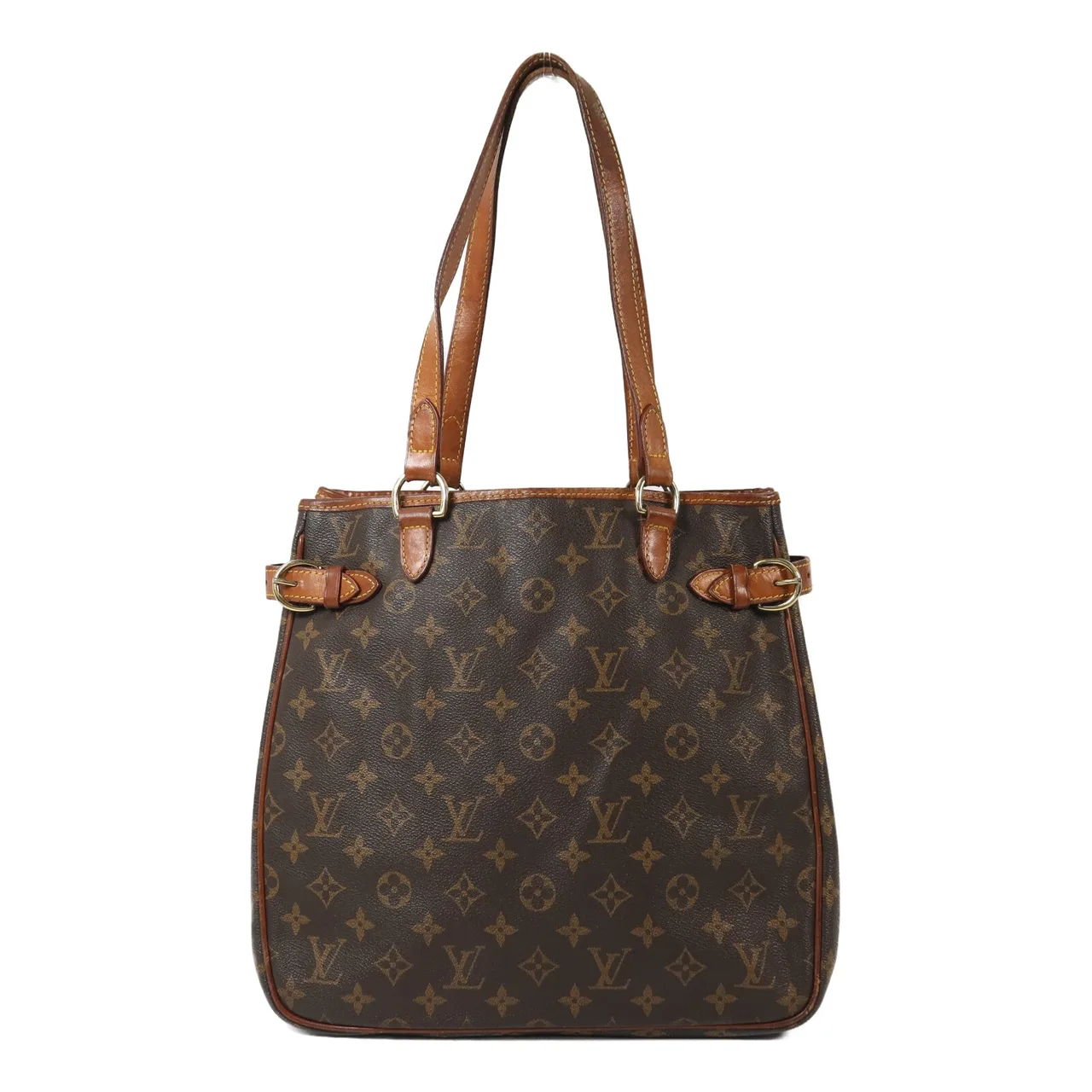 LOUIS VUITTON Batignolles M51153 肩背包 塗層帆布 棕色