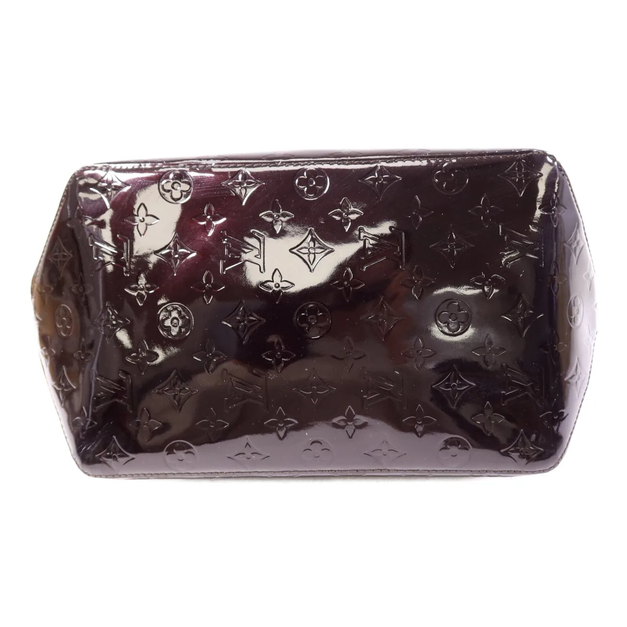 LOUIS VUITTON Bellevue M93589 Handbag enamel 棕色 / Red enamel Rank B - Thumbnail 4