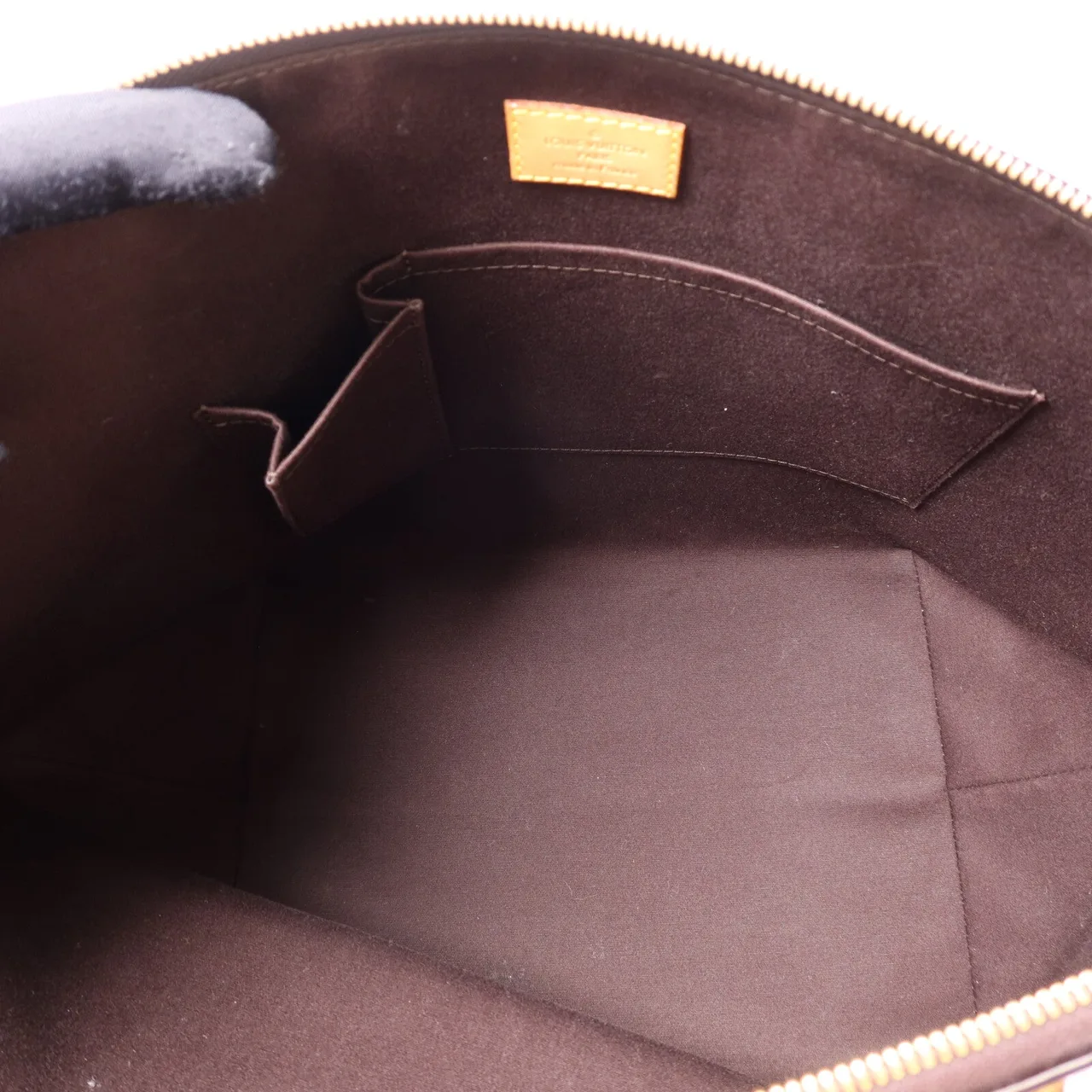 LOUIS VUITTON Bellevue M93589 Handbag enamel 棕色 / Red enamel Rank B - Thumbnail 5