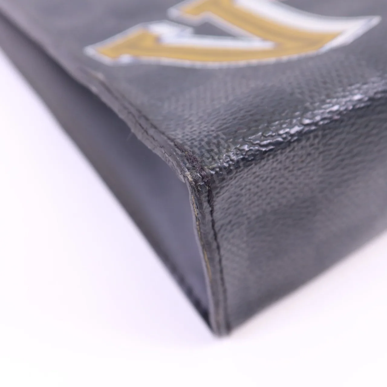 LOUIS VUITTON Pochette Voyage N64442 Clutch Coated Canvas 黑色 Coated Canvas Rank B - Thumbnail 11