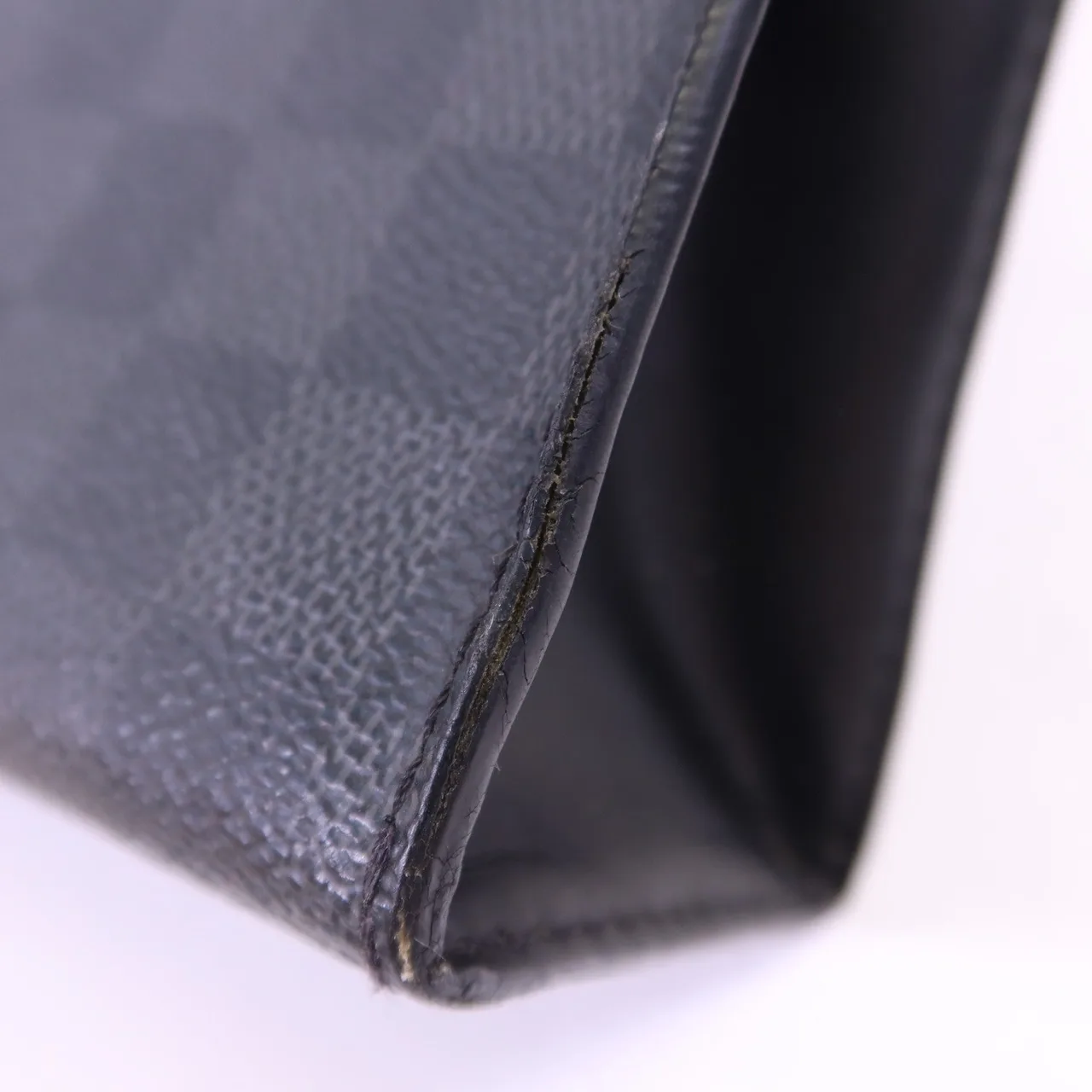 LOUIS VUITTON Pochette Voyage N64442 Clutch Coated Canvas 黑色 Coated Canvas Rank B - Thumbnail 16