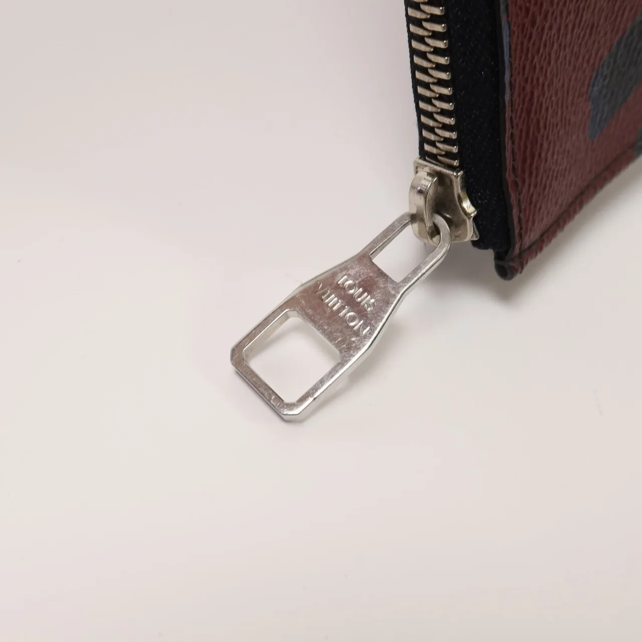 LOUIS VUITTON N63292 Clutch Coated Canvas 黑色 / 紅色 Coated Canvas Rank A - Thumbnail 8