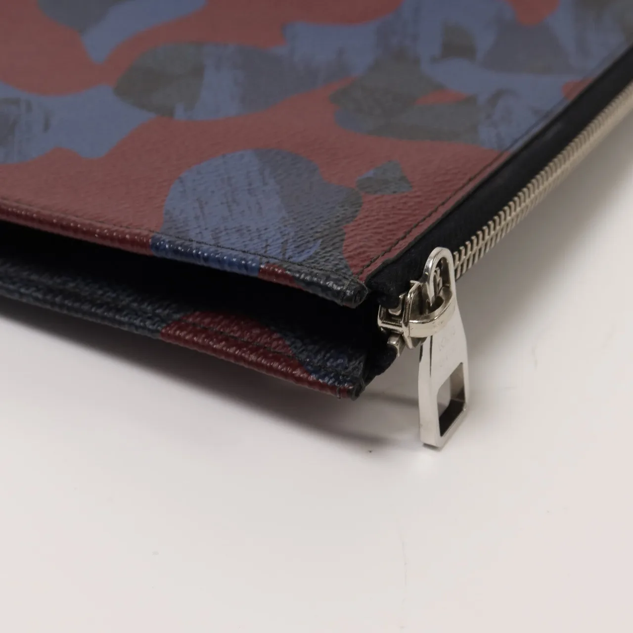 LOUIS VUITTON N63292 Clutch Coated Canvas 黑色 / 紅色 Coated Canvas Rank A - Thumbnail 11