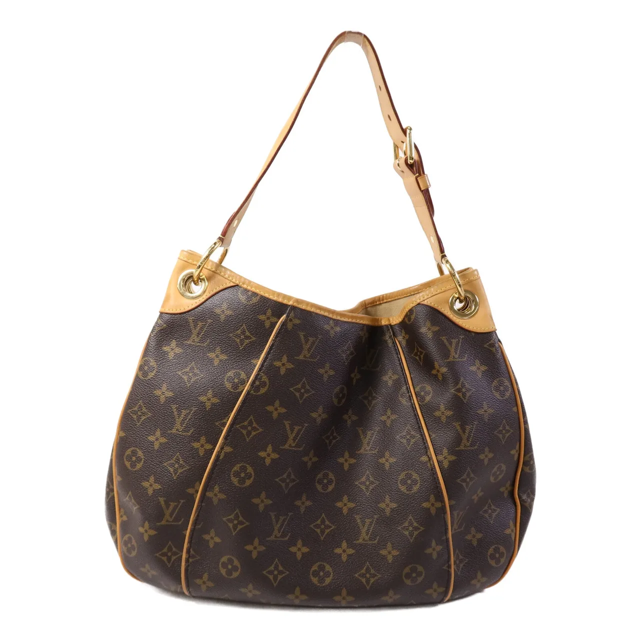 LOUIS VUITTON Galliera M56382 肩背包 塗層帆布 棕色 塗層帆布 中古品B - 縮圖 2
