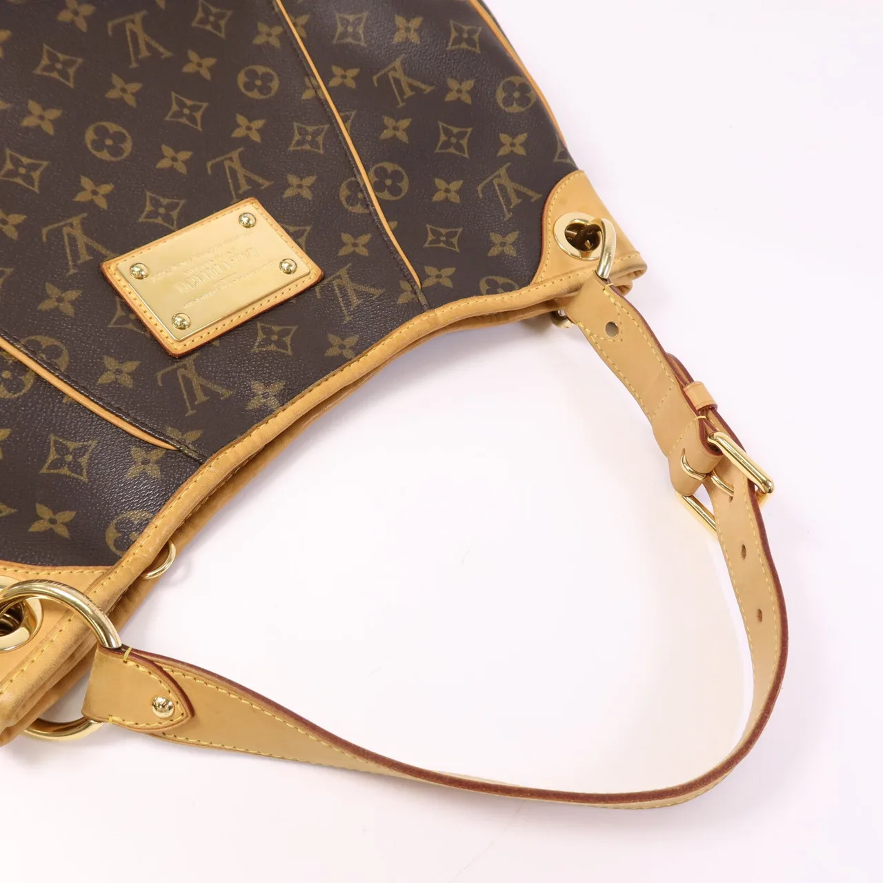 LOUIS VUITTON Galliera M56382 肩背包 塗層帆布 棕色 塗層帆布 中古品B - 縮圖 8