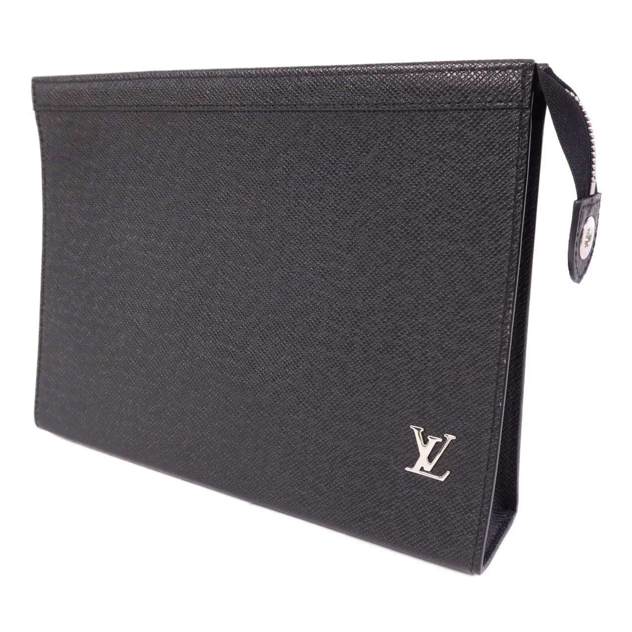 LOUIS VUITTON Pochette Voyage M30450 Clutch Coated Canvas 黑色 Coated Canvas Rank A - Thumbnail 3