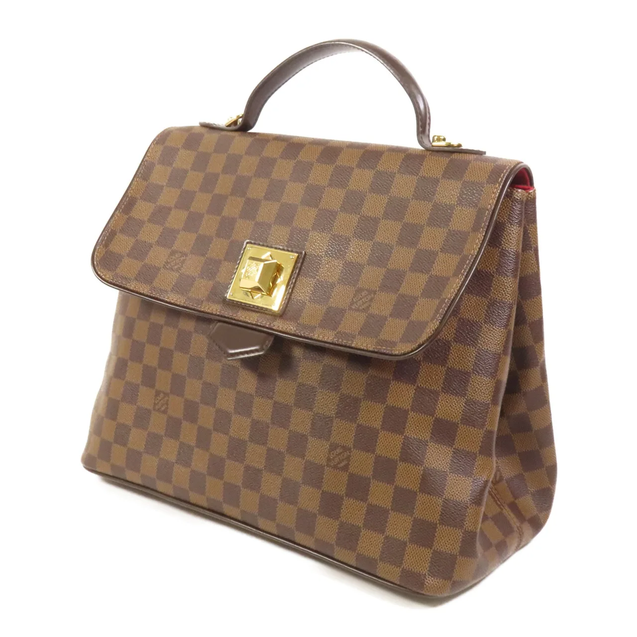 LOUIS VUITTON N41168 Handbag Coated Canvas 棕色 / Brown Coated Canvas Rank B - Thumbnail 3