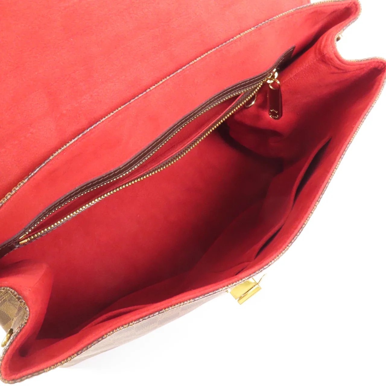 LOUIS VUITTON N41168 Handbag Coated Canvas 棕色 / Brown Coated Canvas Rank B - Thumbnail 5