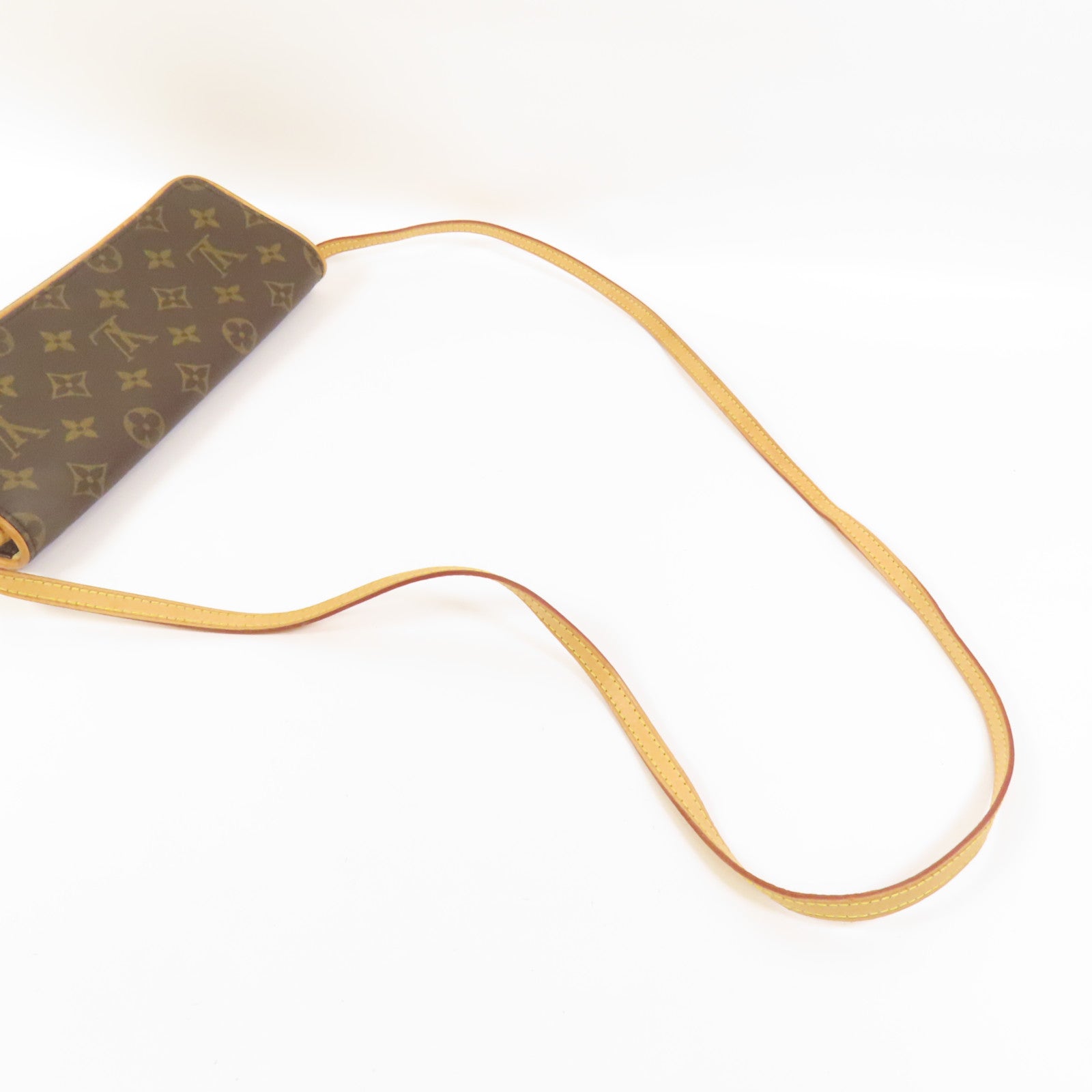 LOUIS VUITTON Pochette Twin M51852 Shoulder Bag Coated Canvas 5