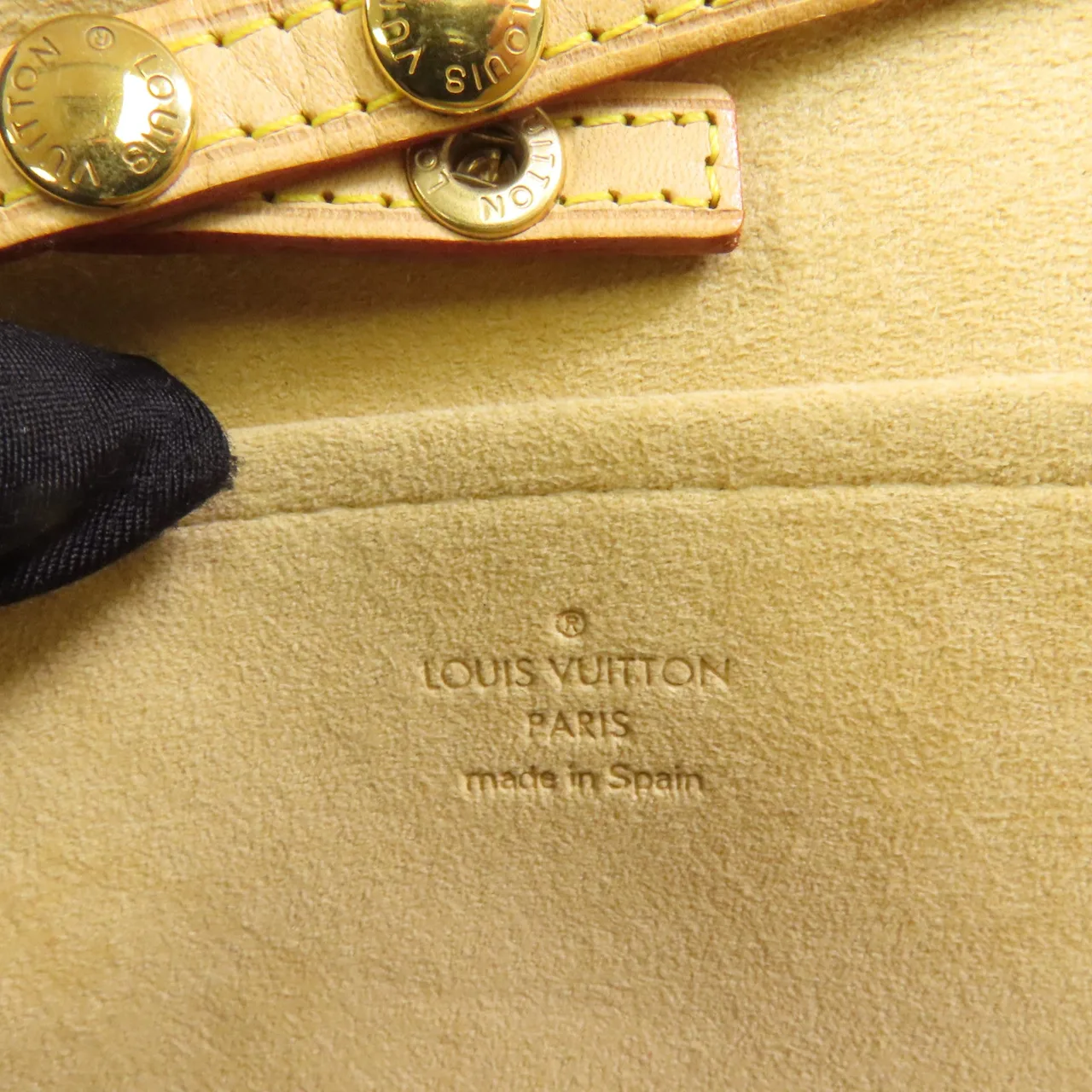 LOUIS VUITTON Pochette Twin M51852 Shoulder Bag Coated Canvas 棕色 Coated Canvas Rank B - Thumbnail 8