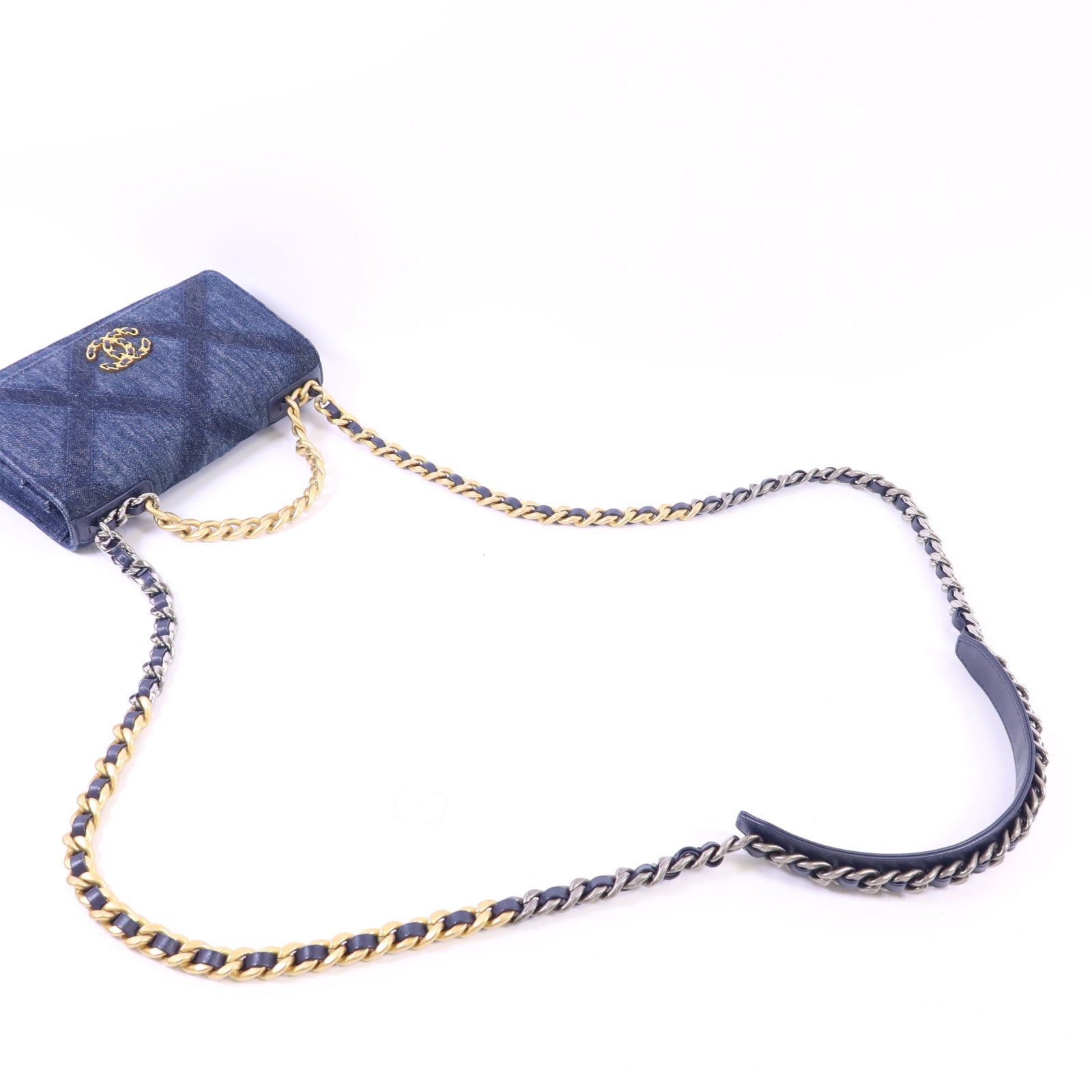 LOUIS VUITTON 2-Way Bag denim 5