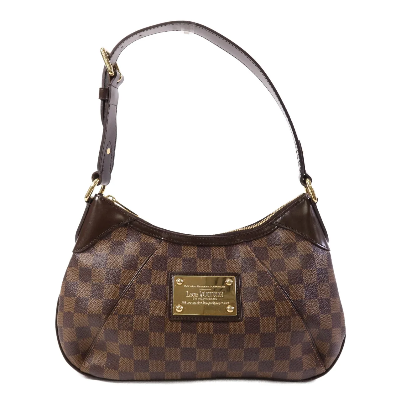LOUIS VUITTON N48180 Shoulder Bag Coated Canvas 棕色 / Brown