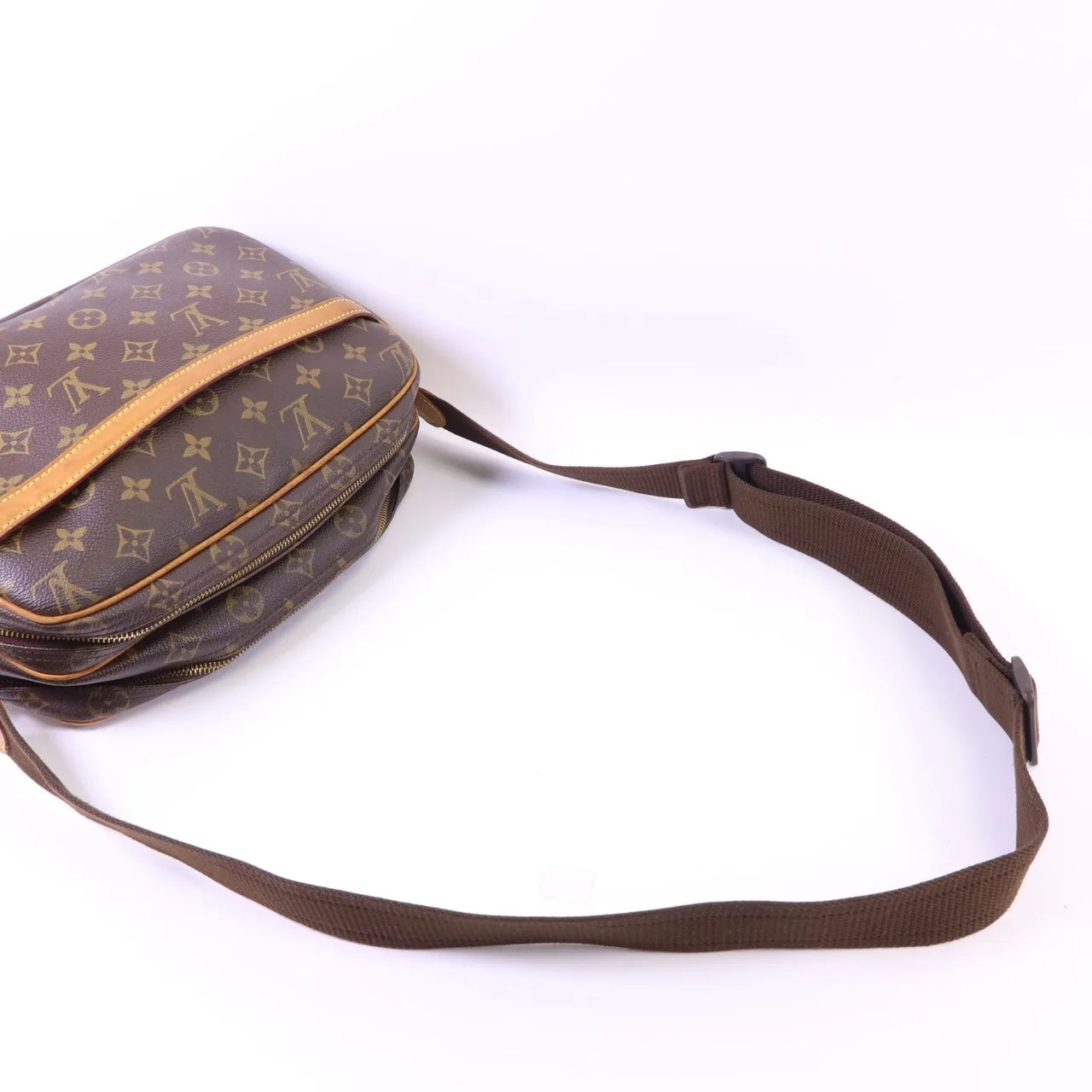 LOUIS VUITTON Reporter M45254 肩背包 塗層帆布 棕色 塗層帆布 中古品B - 縮圖 5