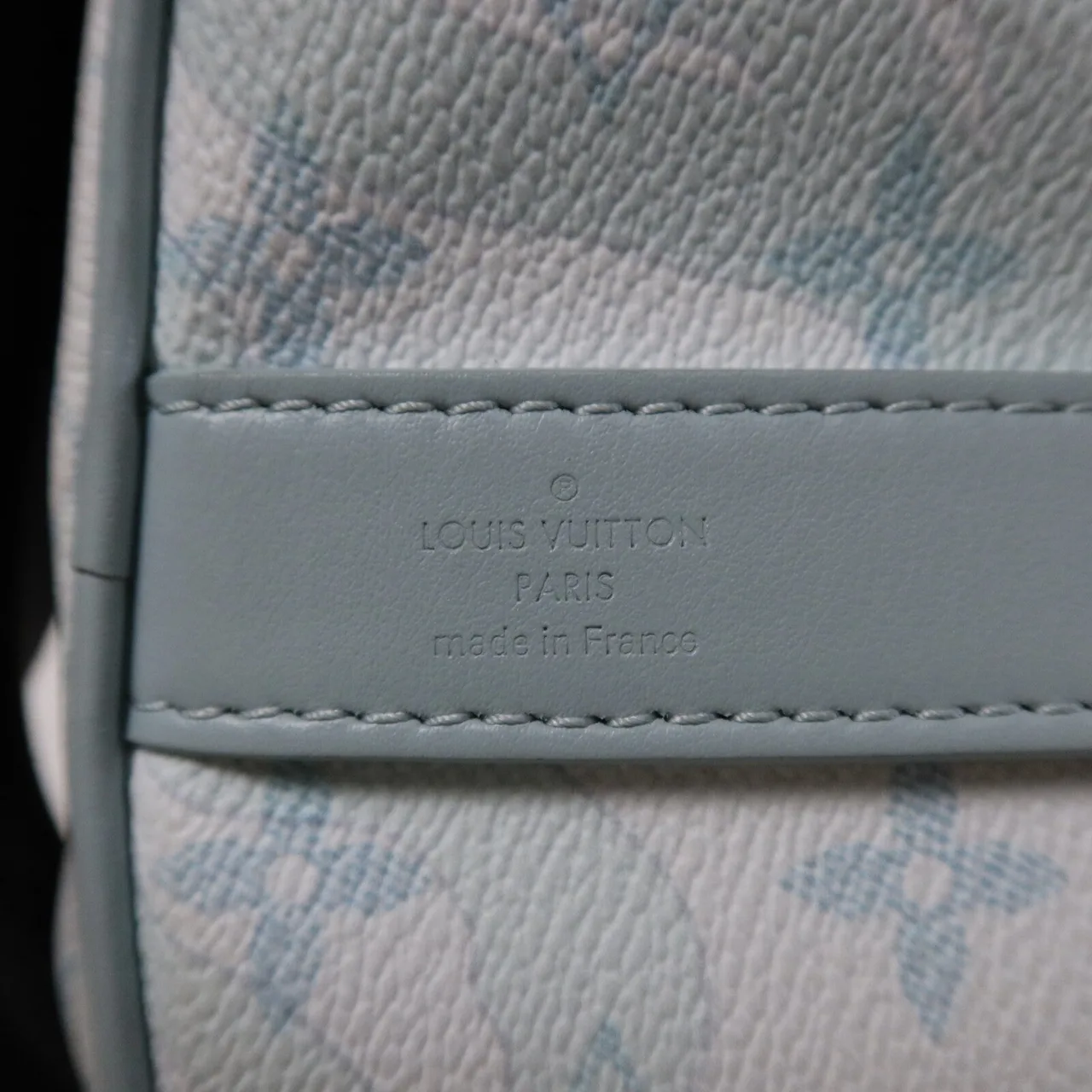 LOUIS VUITTON Keepall M22527 2-Way Bag Coated Canvas 藍色 / 白色 / Blue Coated Canvas Rank A - Thumbnail 6