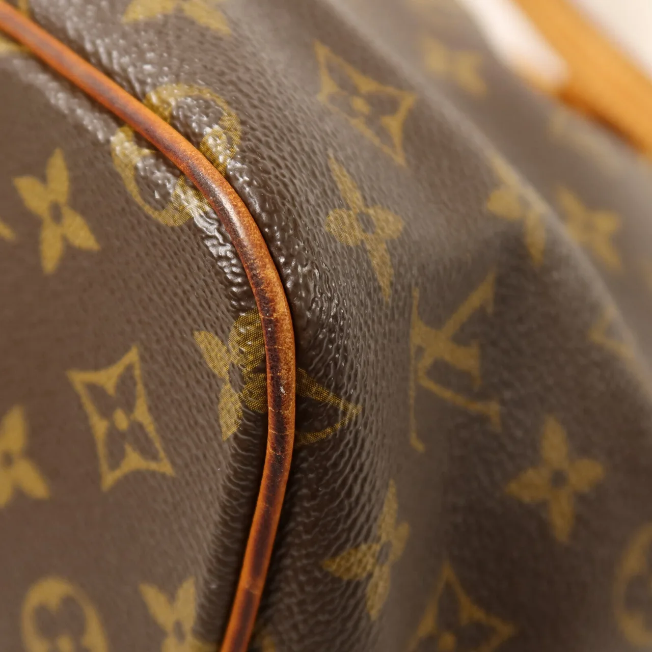 LOUIS VUITTON Palermo M40145 2-Way Bag Coated Canvas 棕色 / Brown Coated Canvas Rank B - Thumbnail 14