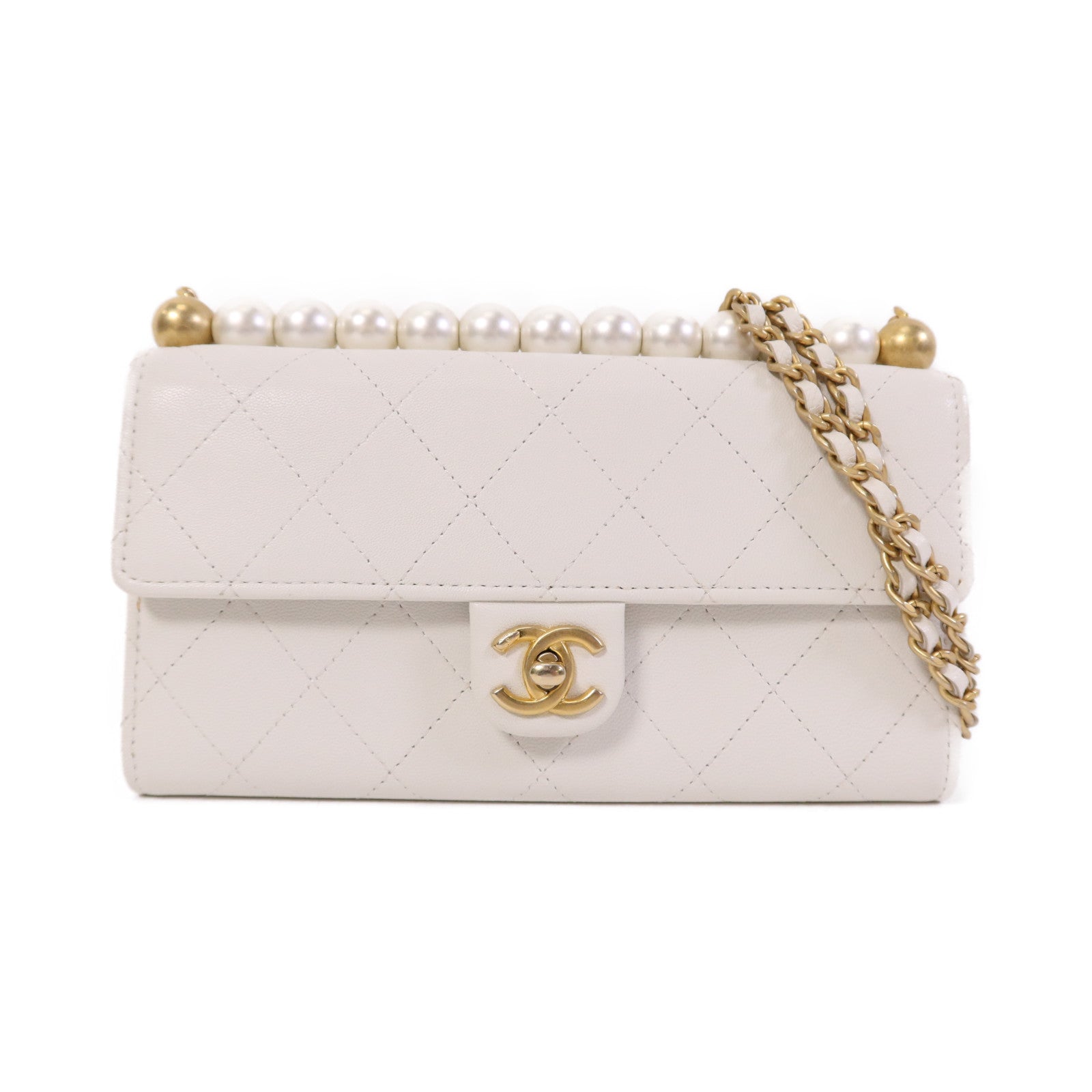LOUIS VUITTON Shoulder Bag Lambskin
