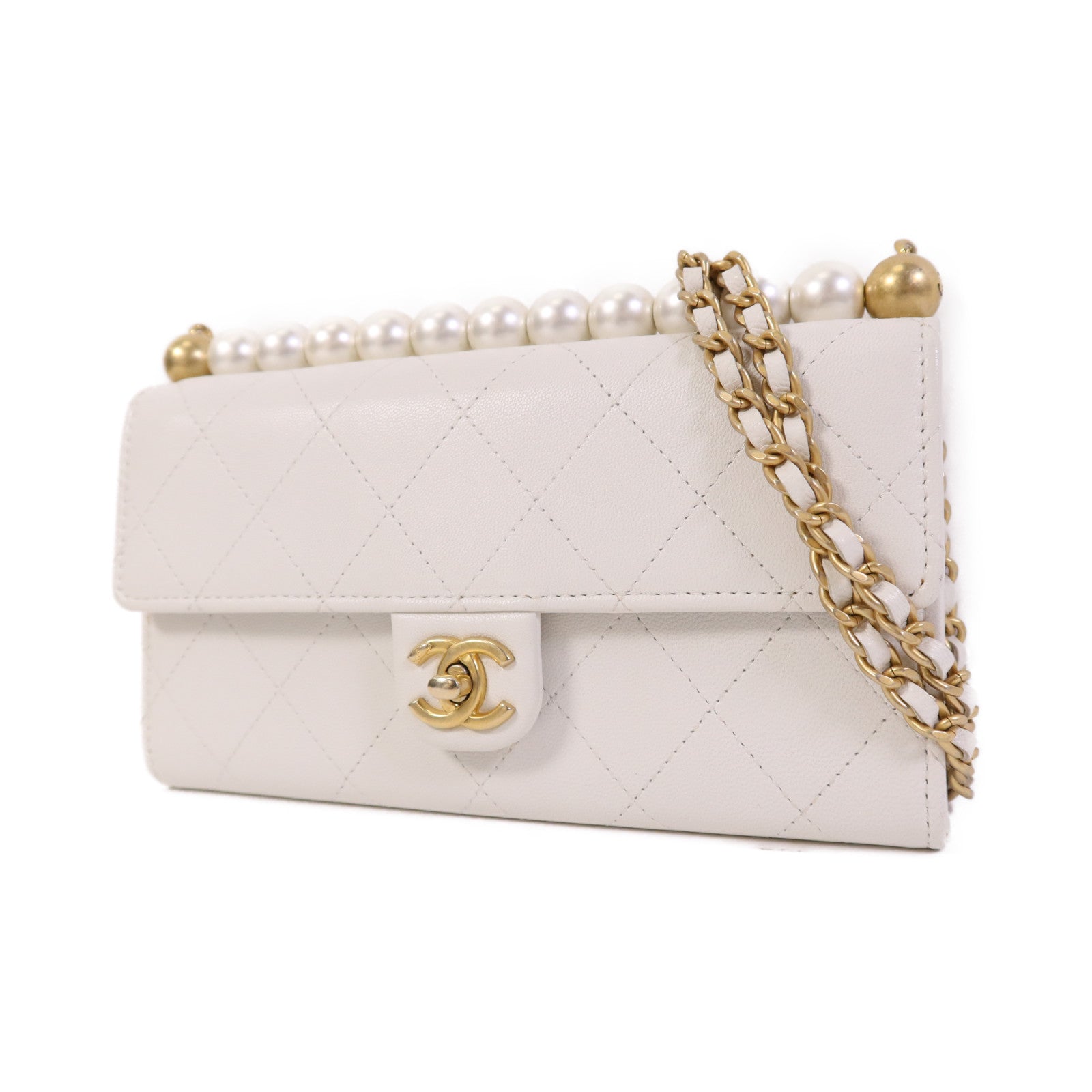LOUIS VUITTON Shoulder Bag Lambskin 3