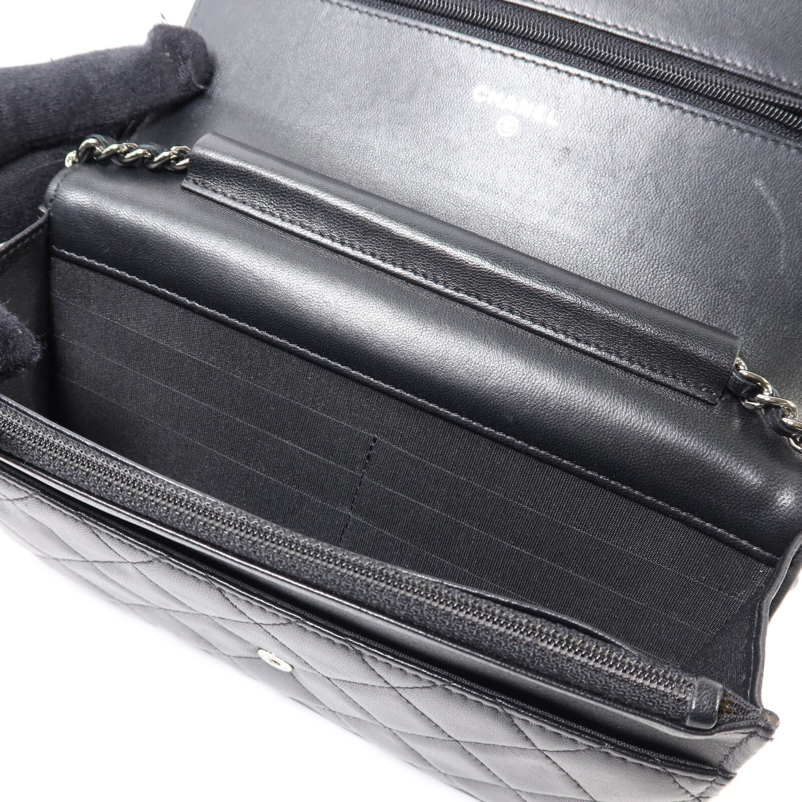 LOUIS VUITTON Shoulder Bag Lambskin 5