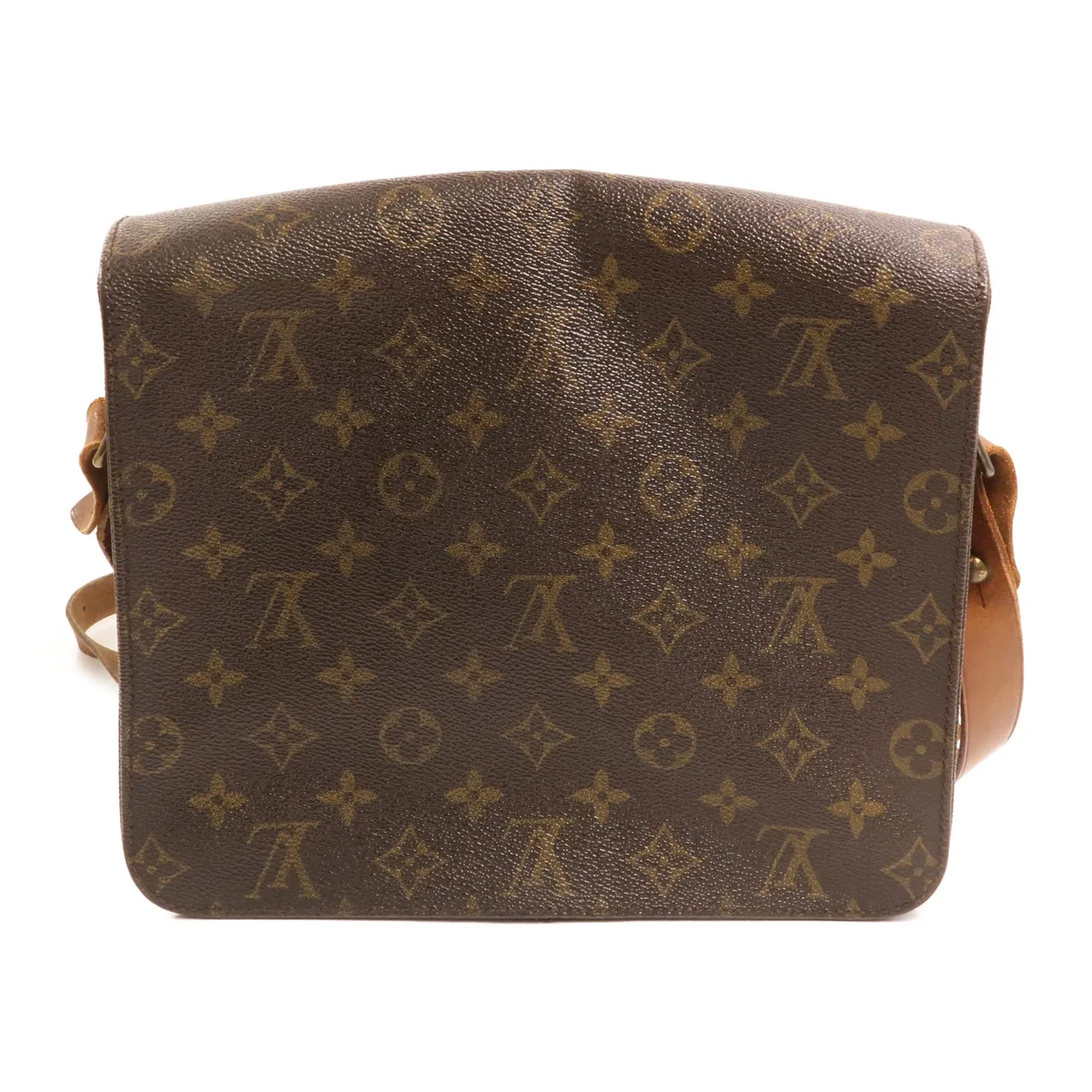 LOUIS VUITTON Cartouchiere M51252 Shoulder Bag Coated Canvas 棕色 Coated Canvas Rank C - Thumbnail 3