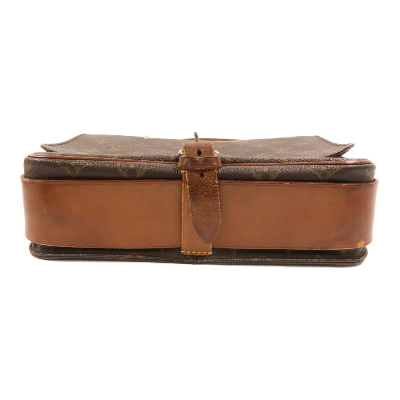 LOUIS VUITTON Cartouchiere M51252 Shoulder Bag Coated Canvas 棕色 Coated Canvas Rank C - Thumbnail 4