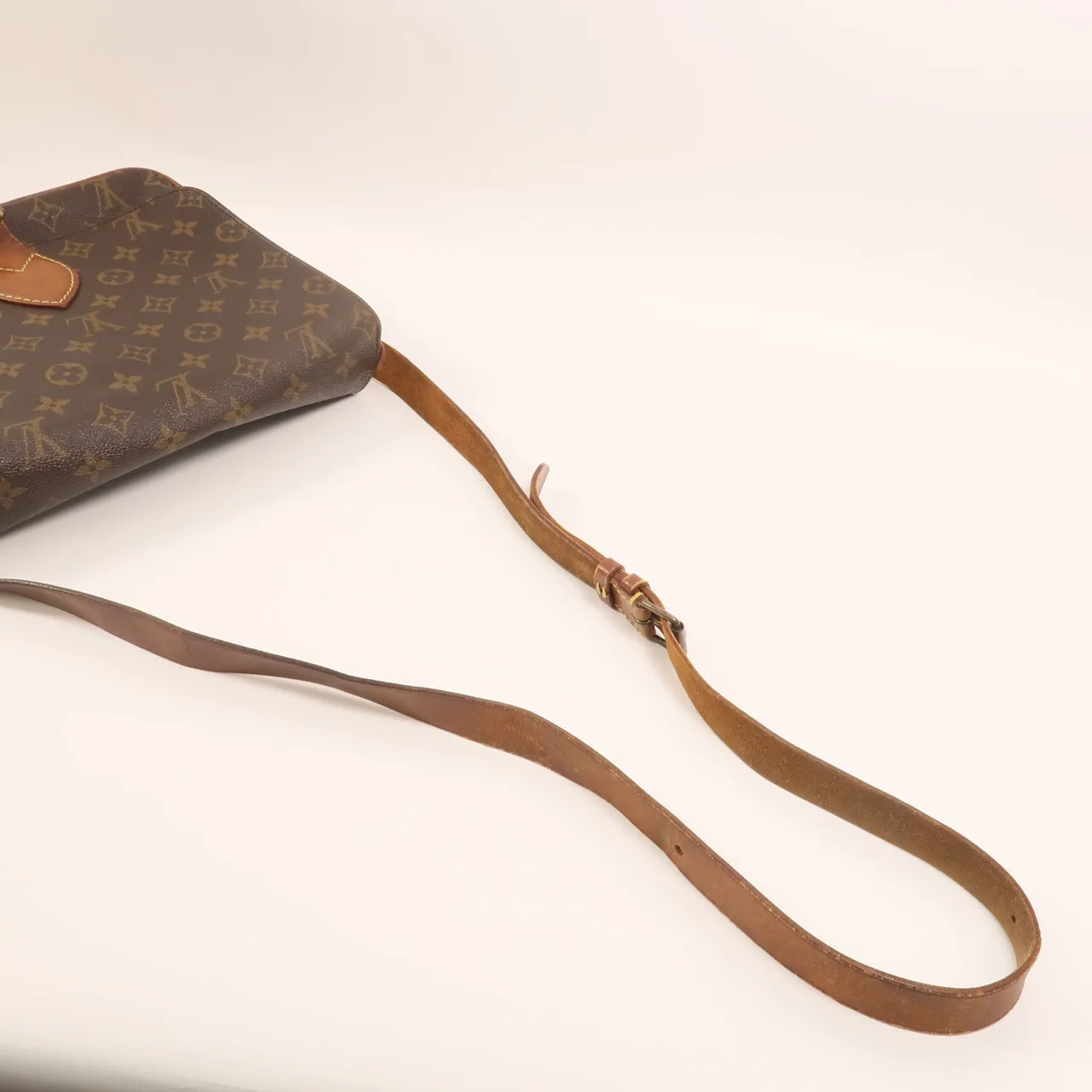 LOUIS VUITTON Cartouchiere M51252 Shoulder Bag Coated Canvas 棕色 Coated Canvas Rank C - Thumbnail 8