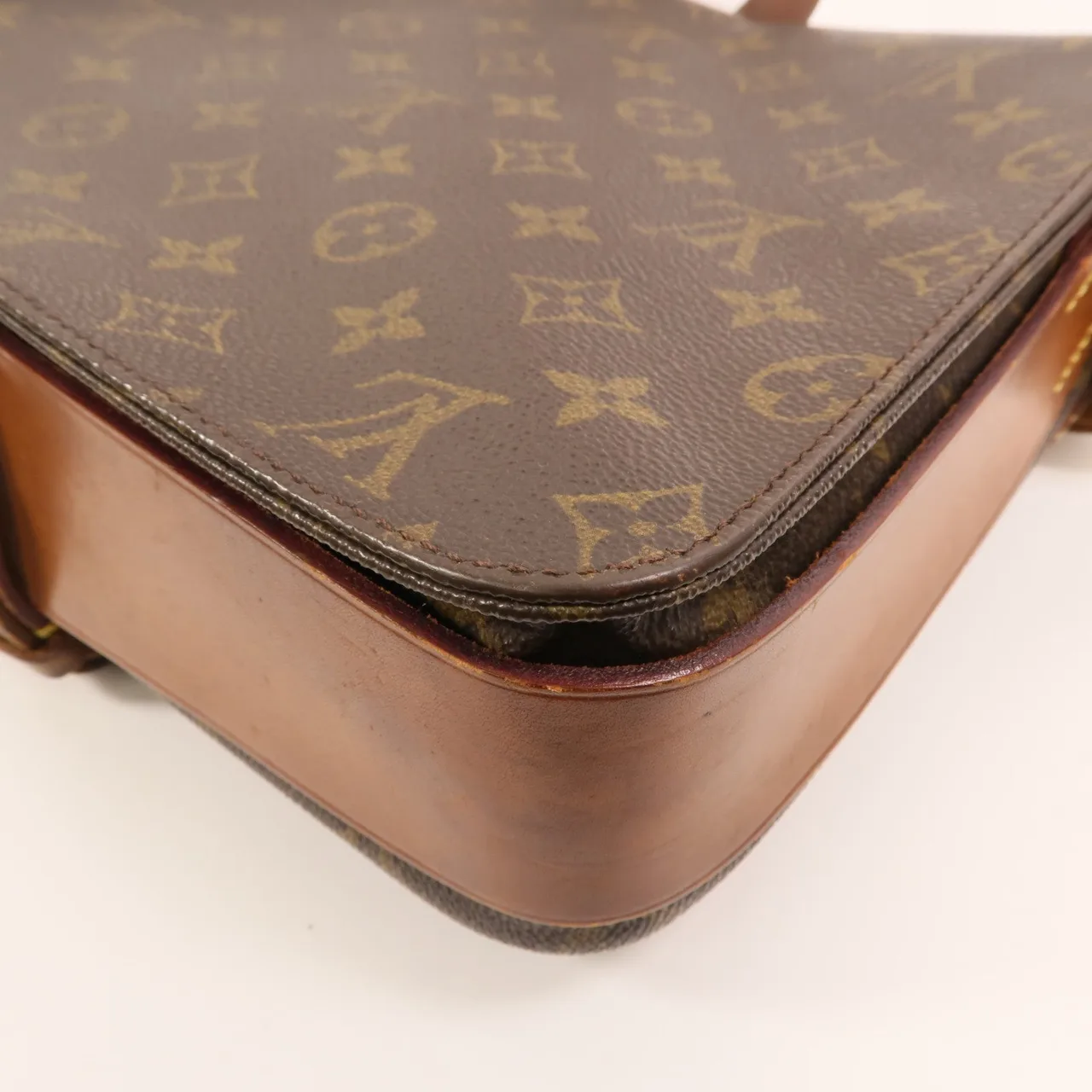 LOUIS VUITTON Cartouchiere M51252 Shoulder Bag Coated Canvas 棕色 Coated Canvas Rank C - Thumbnail 11