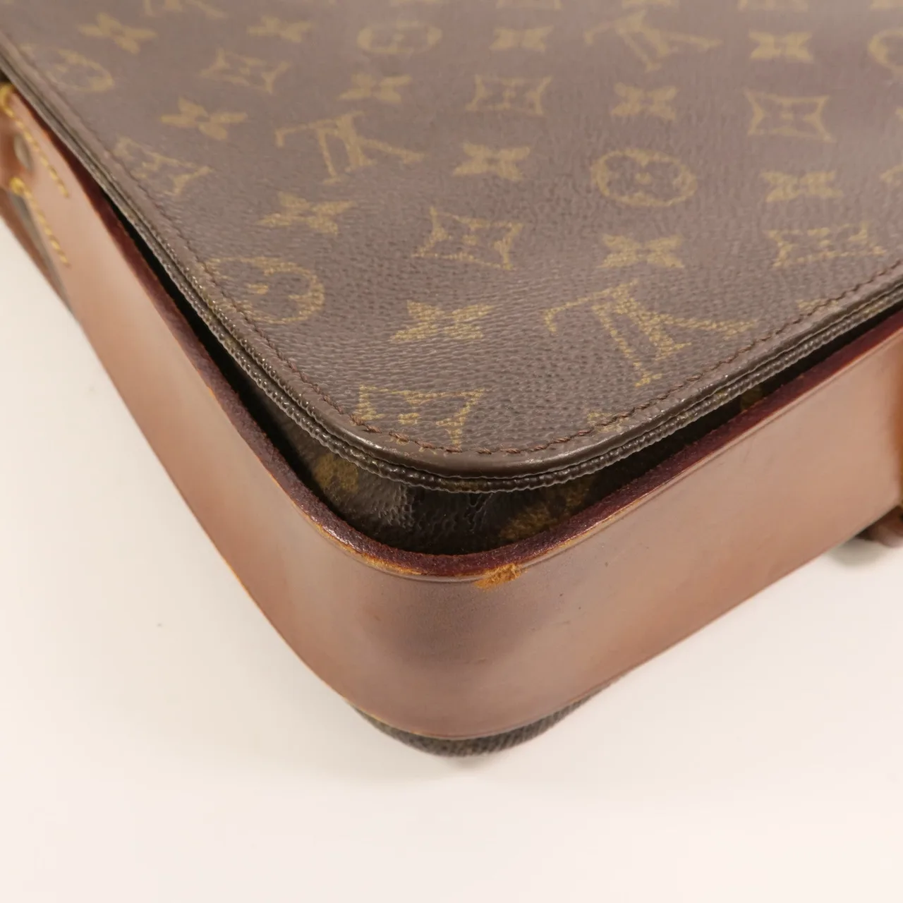LOUIS VUITTON Cartouchiere M51252 Shoulder Bag Coated Canvas 棕色 Coated Canvas Rank C - Thumbnail 12