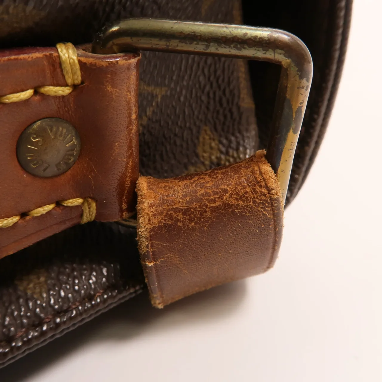 LOUIS VUITTON Cartouchiere M51252 Shoulder Bag Coated Canvas 棕色 Coated Canvas Rank C - Thumbnail 15