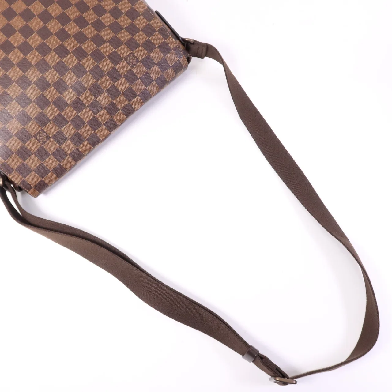LOUIS VUITTON District N41212 Shoulder Bag Coated Canvas 棕色 Coated Canvas Rank A - Thumbnail 9