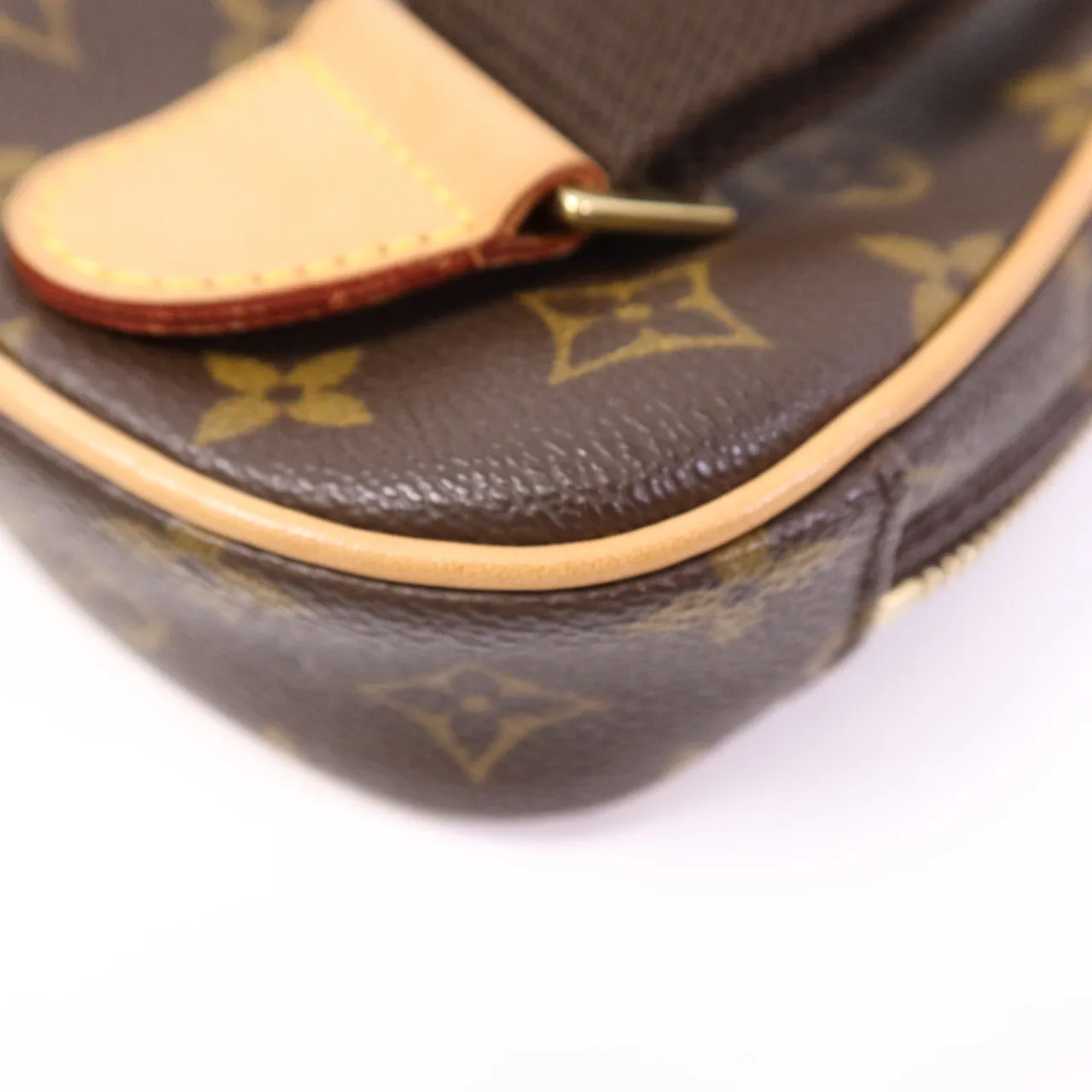 LOUIS VUITTON Pochette Gange M51870 Belt Bag Coated Canvas 棕色 Coated Canvas Rank A - Thumbnail 7