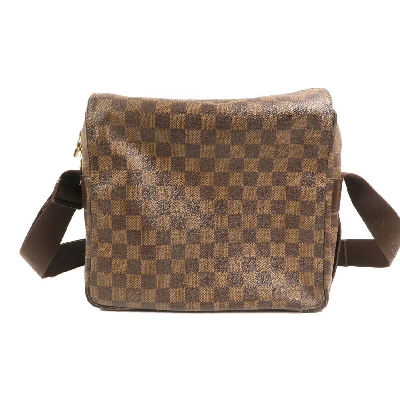 LOUIS VUITTON Naviglio N45255 Shoulder Bag Coated Canvas 棕色 Coated Canvas Rank A - Thumbnail 2