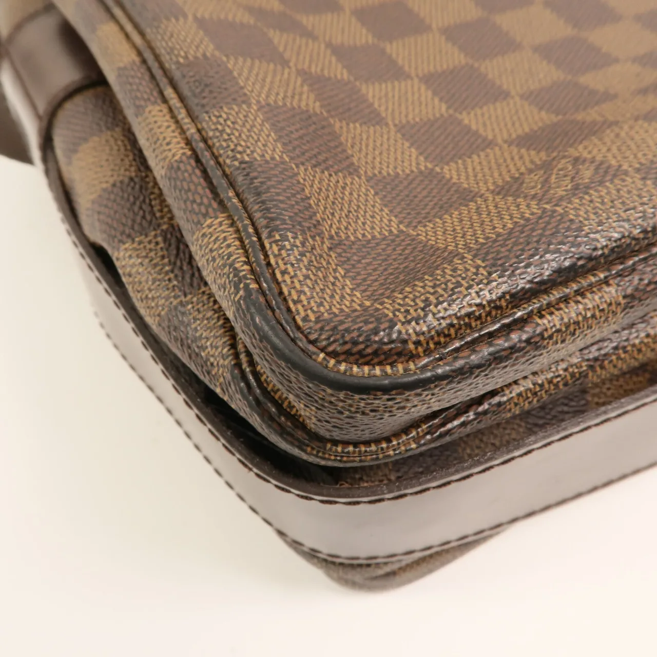 LOUIS VUITTON Naviglio N45255 Shoulder Bag Coated Canvas 棕色 Coated Canvas Rank A - Thumbnail 7